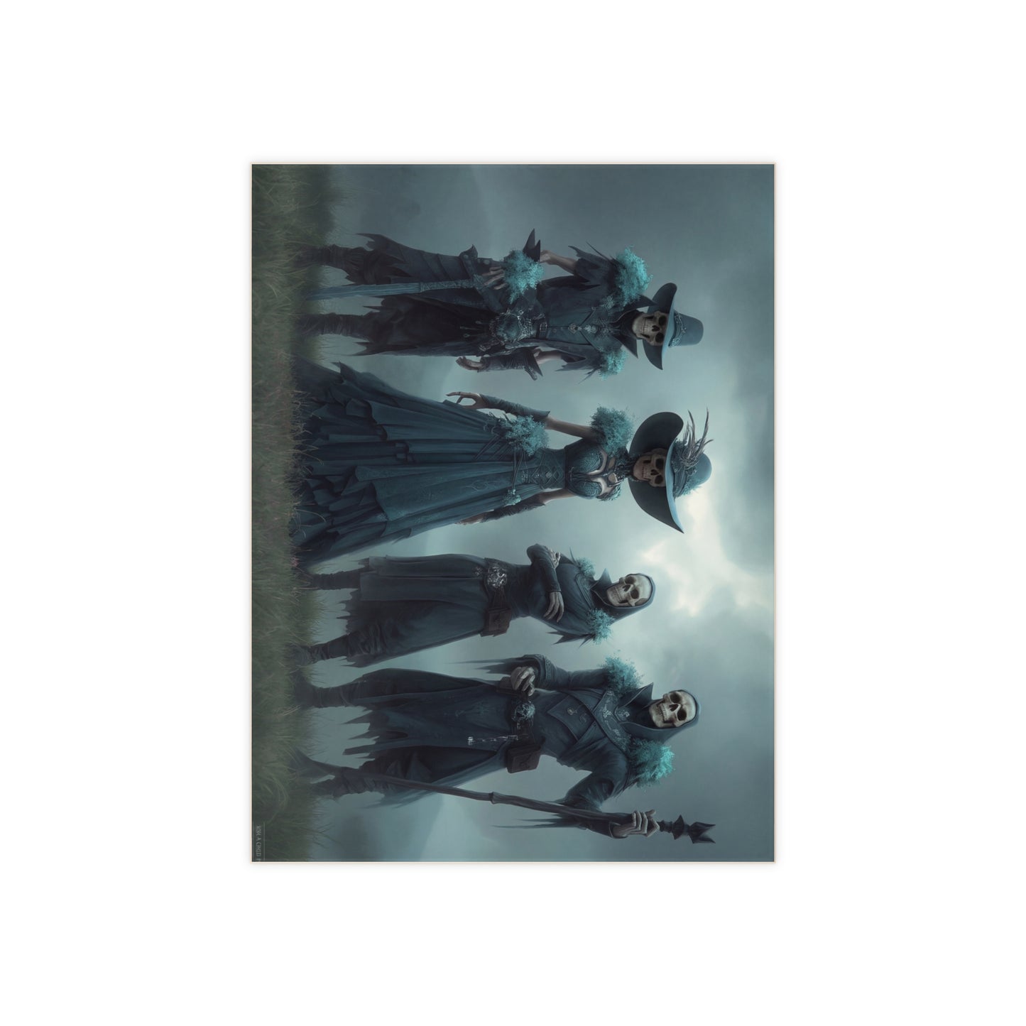 Four Reapers Ceramic Photo Tile – Misty Grove Guardians of the Veil