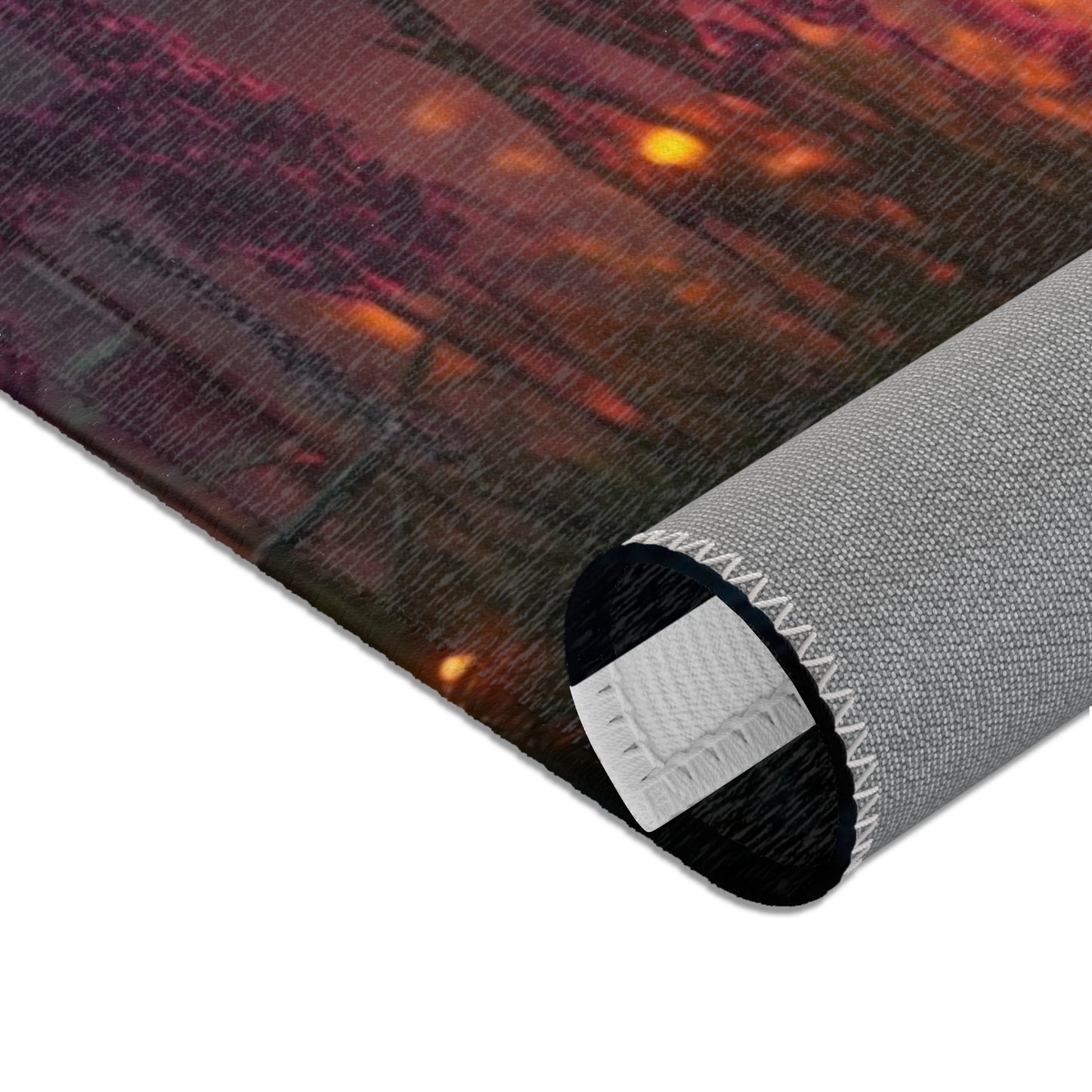 Glowing Dragonfly Area Rug – Twilight Meadow Dreamscape
