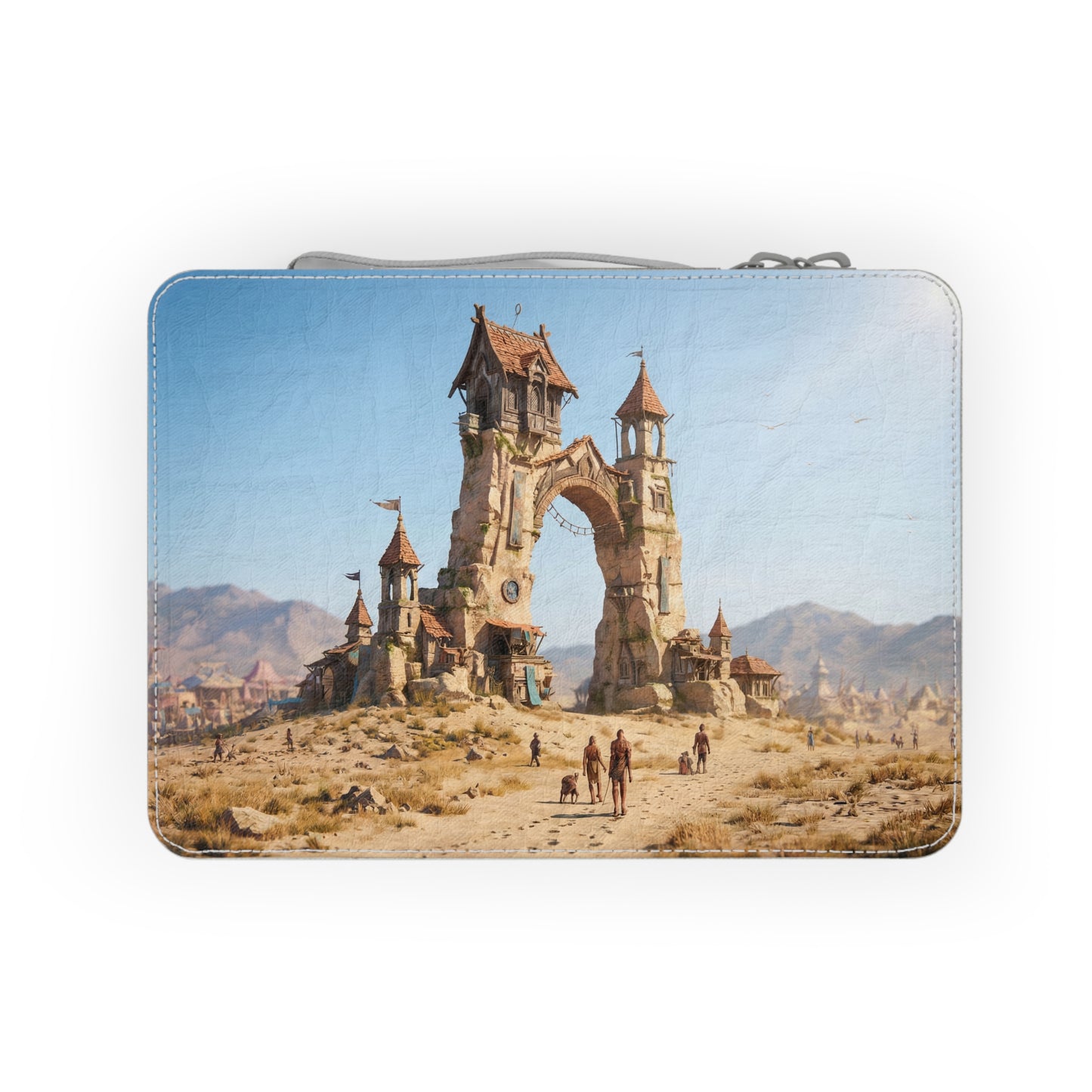 Sunstone Gate Paper Lunch Bag – Desert Sentinel Archway