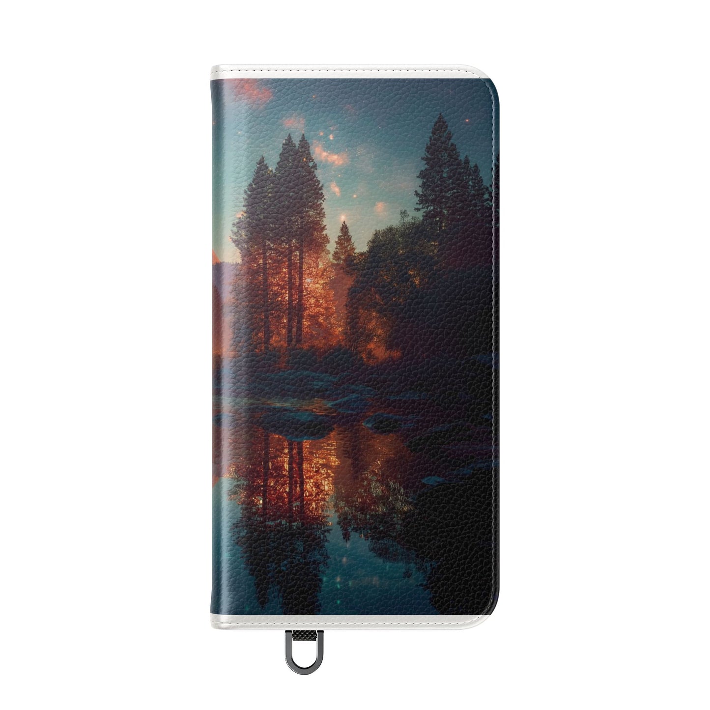 Starlit Valley Flip Cases – Twilight River and Half Dome Reflections