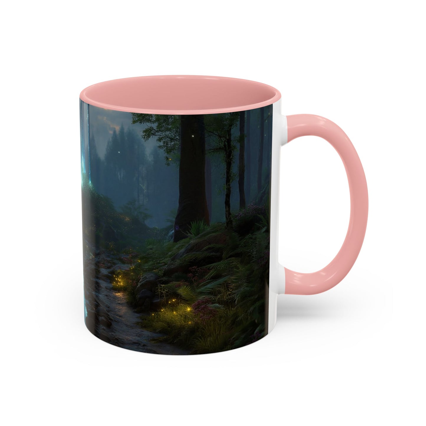 Celestial Falls Accent Coffee Mug (11, 15oz) – Twilight’s Whispering Woods