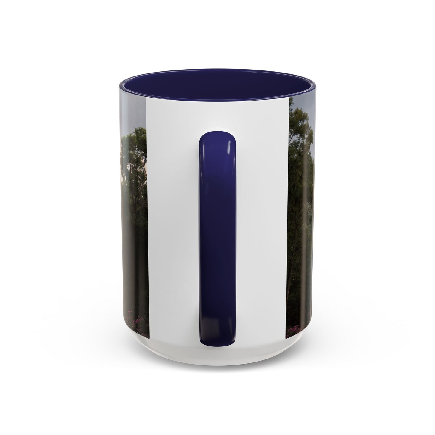 Rose-Clad Castle Accent Coffee Mug (11, 15oz) – Whispers of Twilight Blooms