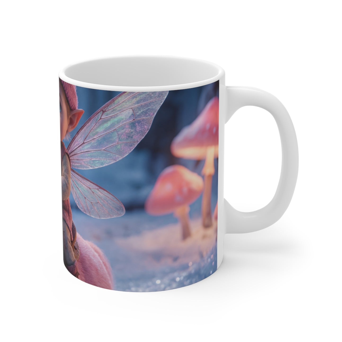Snow Unicorn Rider Ceramic Mugs (11oz\15oz\20oz) – Winter Faerie’s Quiet Ride