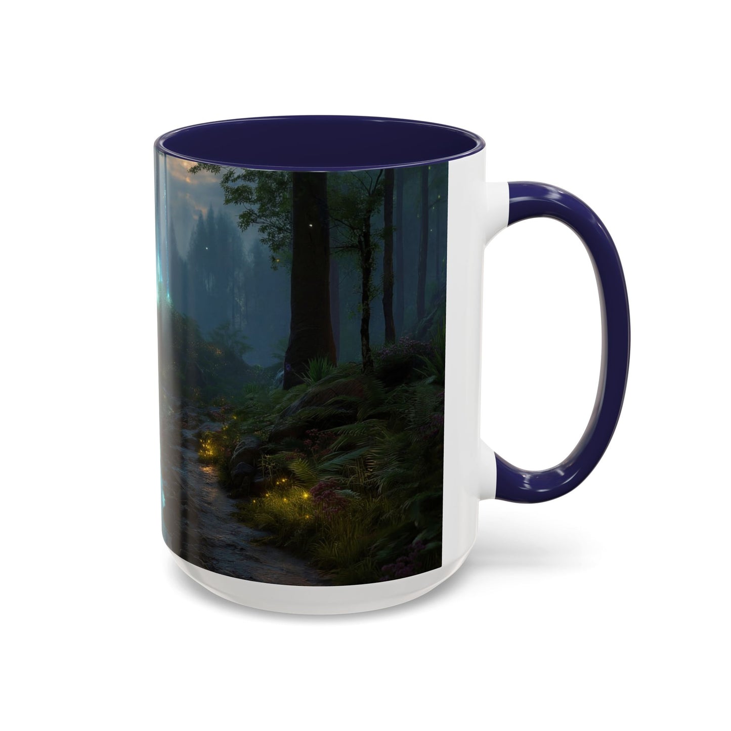 Celestial Falls Accent Coffee Mug (11, 15oz) – Twilight’s Whispering Woods
