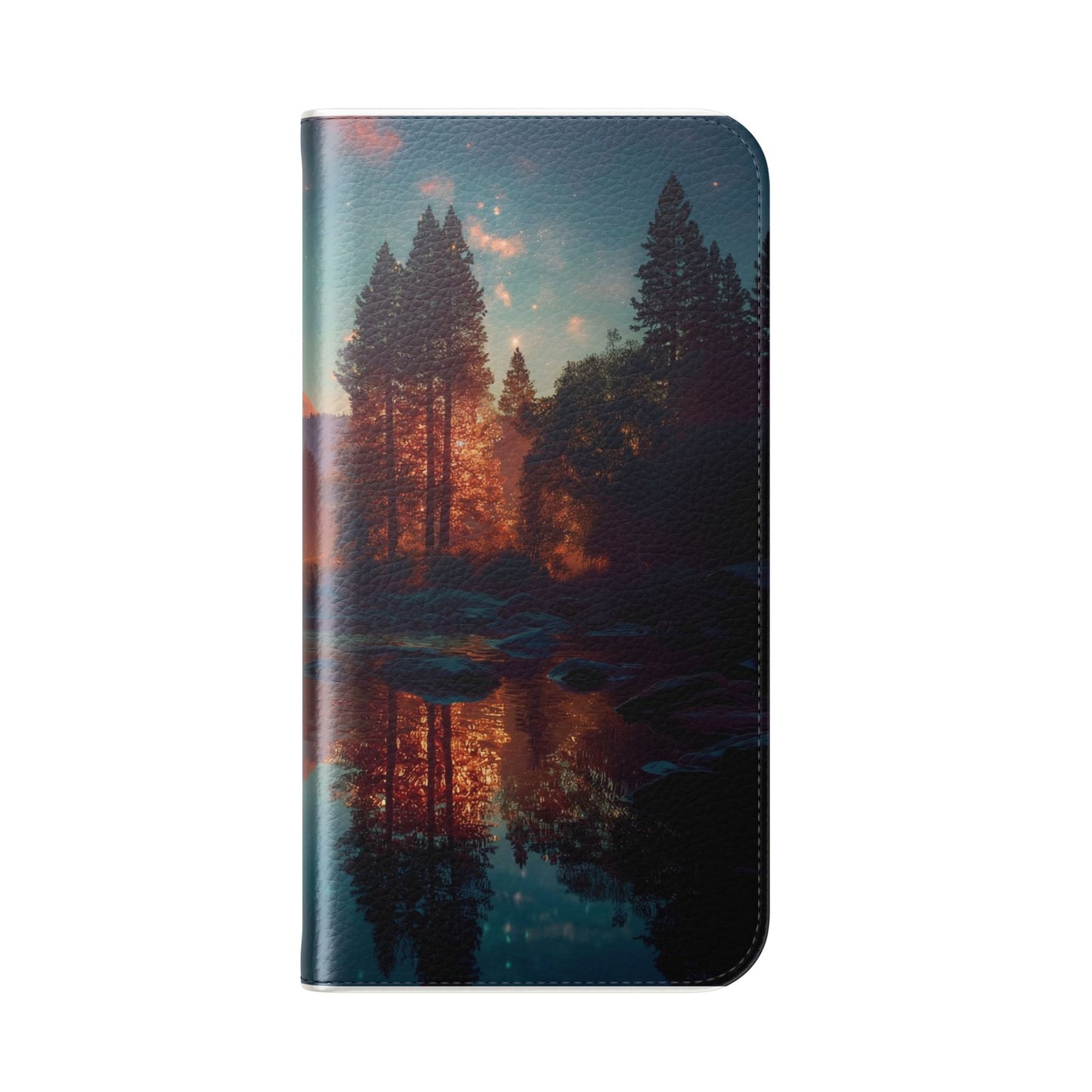 Starlit Valley Flip Cases – Twilight River and Half Dome Reflections
