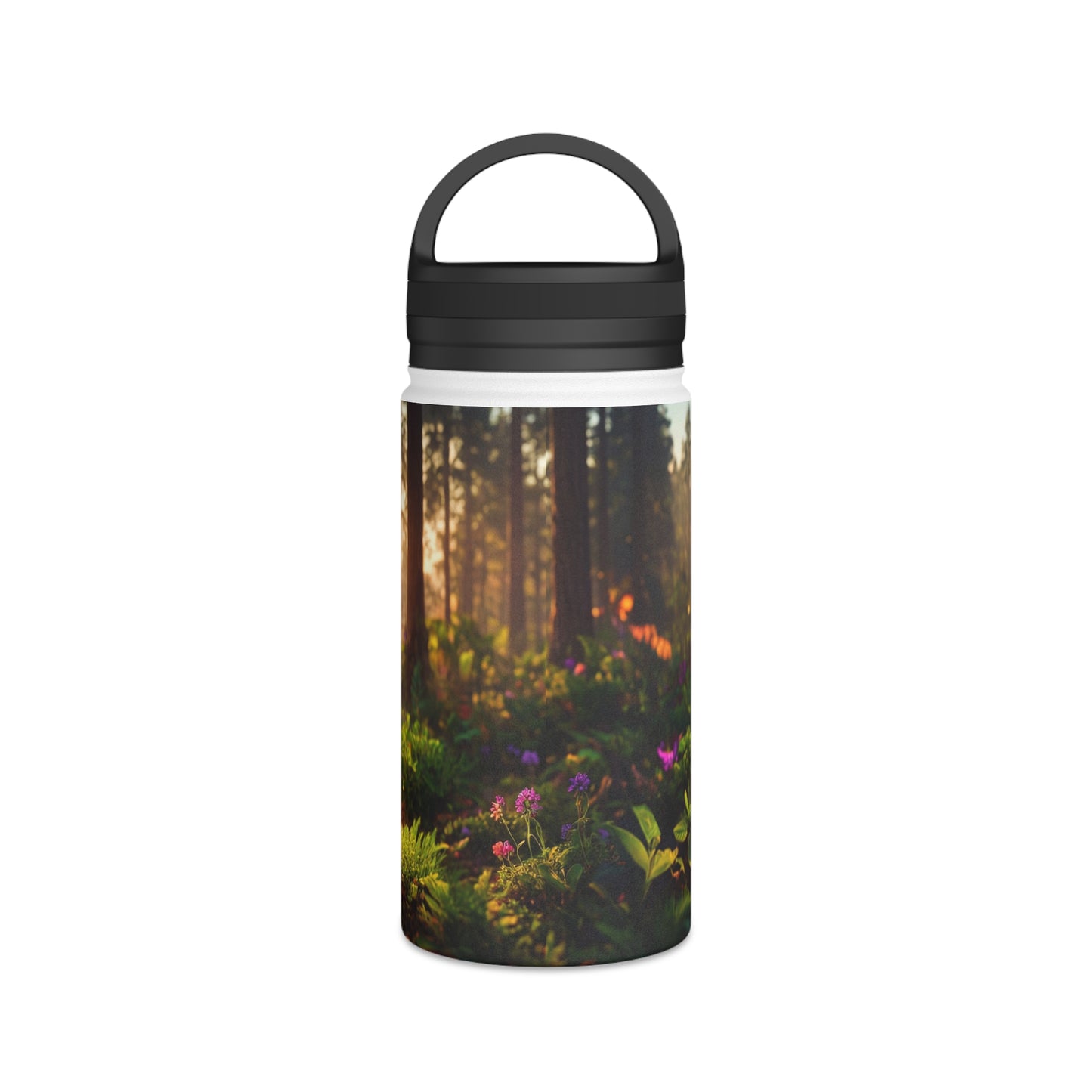 Whispering Woods Terrarium Bottle – Handle Lid – Pocket-Sized Forest Sanctuary