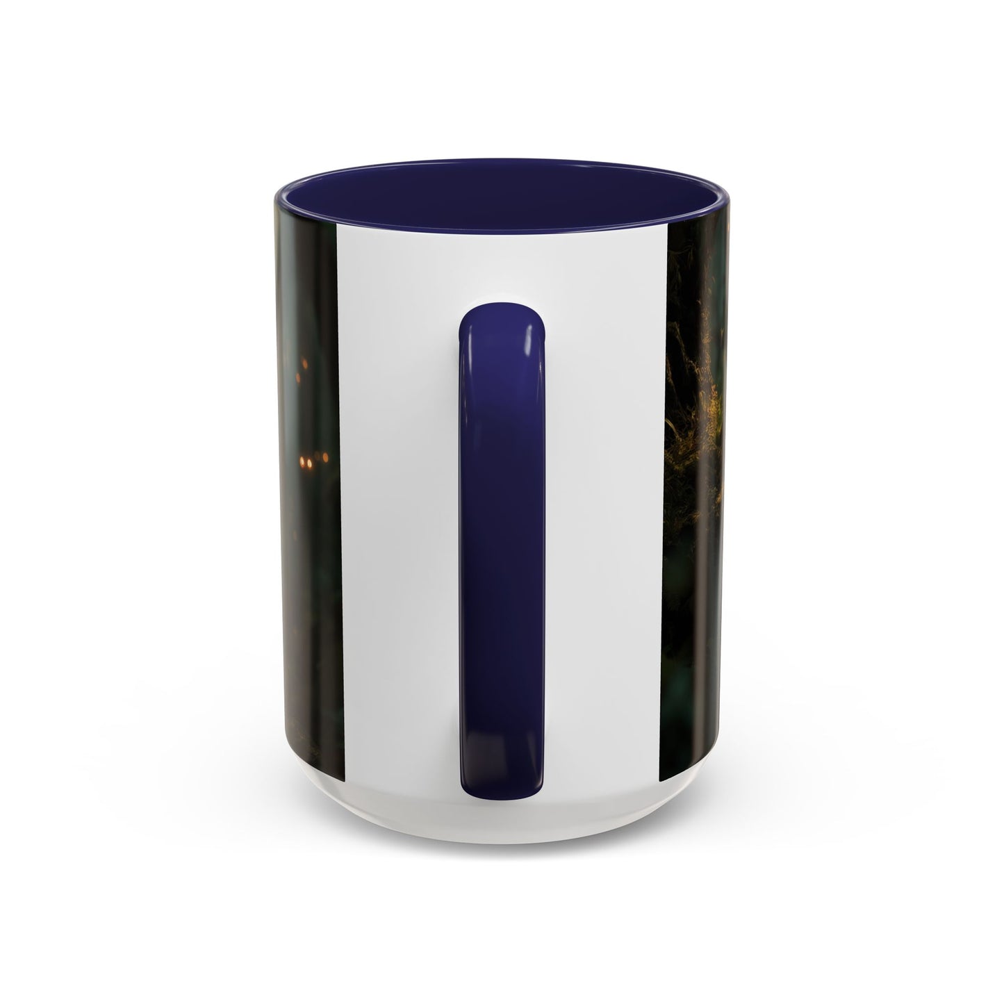 Winged Guardian Accent Coffee Mug (11, 15oz) – Twilight Forest Sentinels