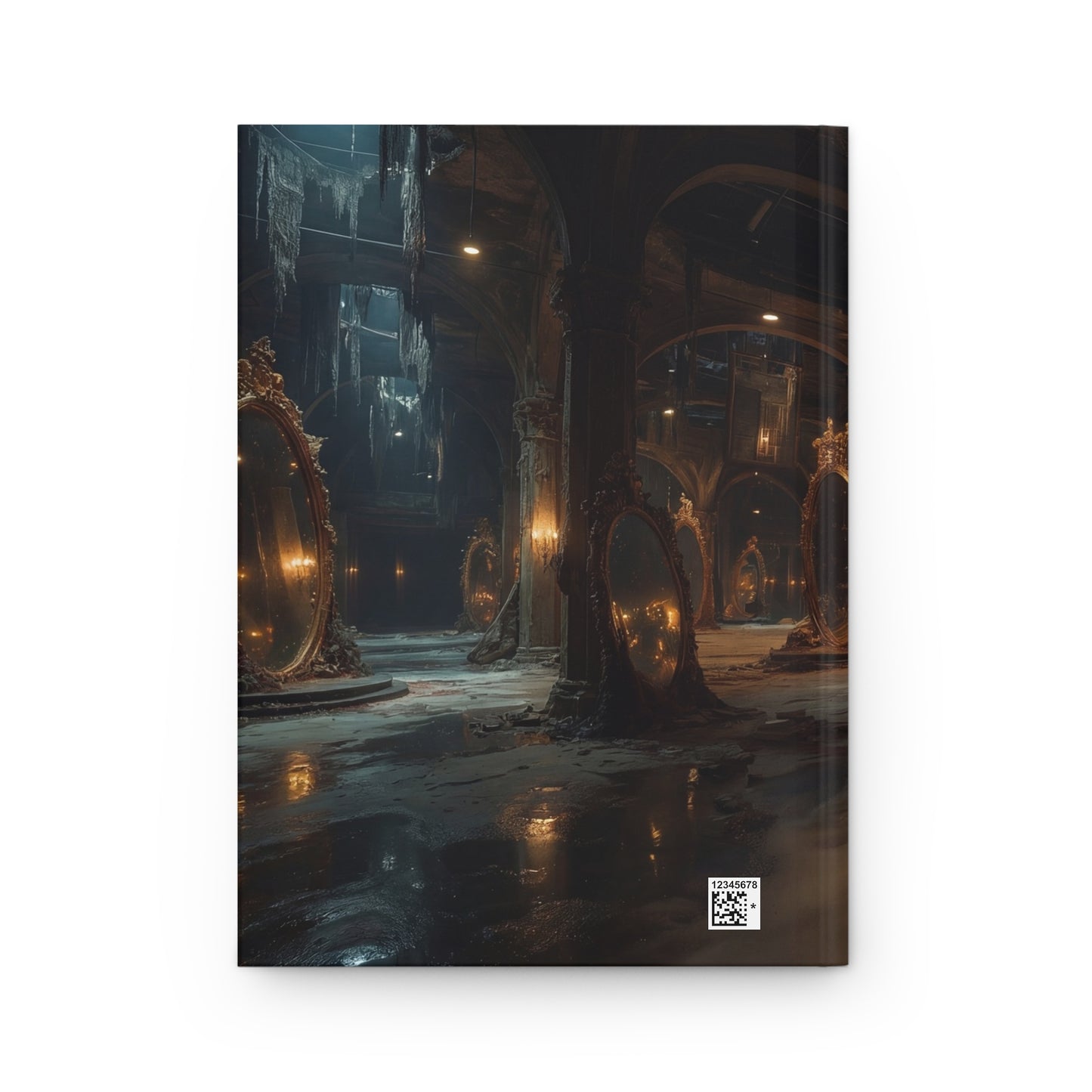 Gilded Mirrors Ruined Chapel Journal Matte – Echoes of Forgotten Reflections