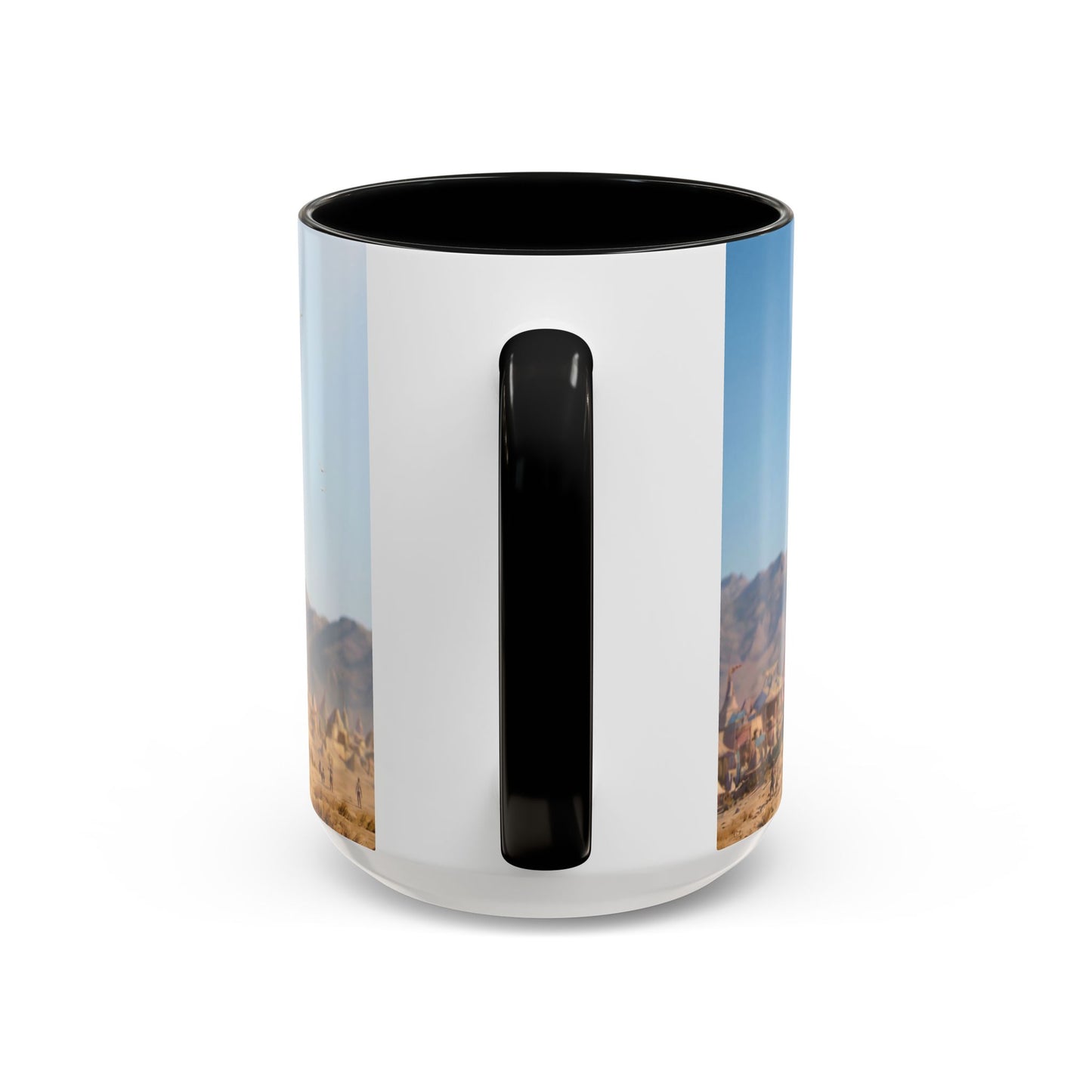 Desert Sentinel Archway Accent Coffee Mug (11, 15oz) – Sun-Scorched Cityscape