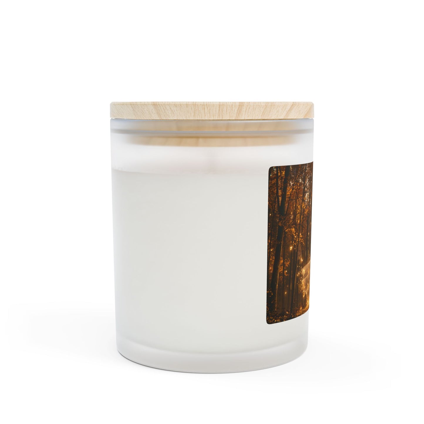 Enchanted Forest Veil Candle – Golden Twilight Guardian