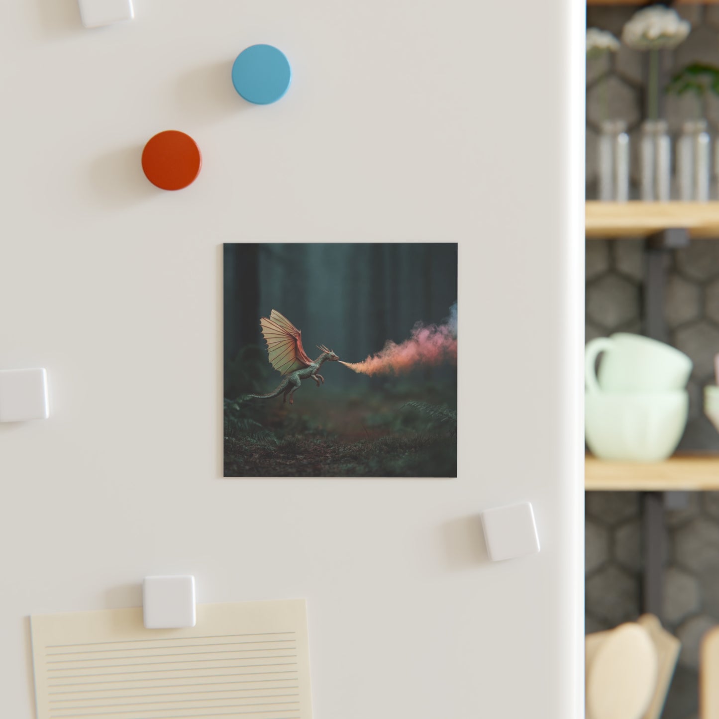 Forest Dragon Smoke Magnet – Twilight Fire Breath Dreamscape