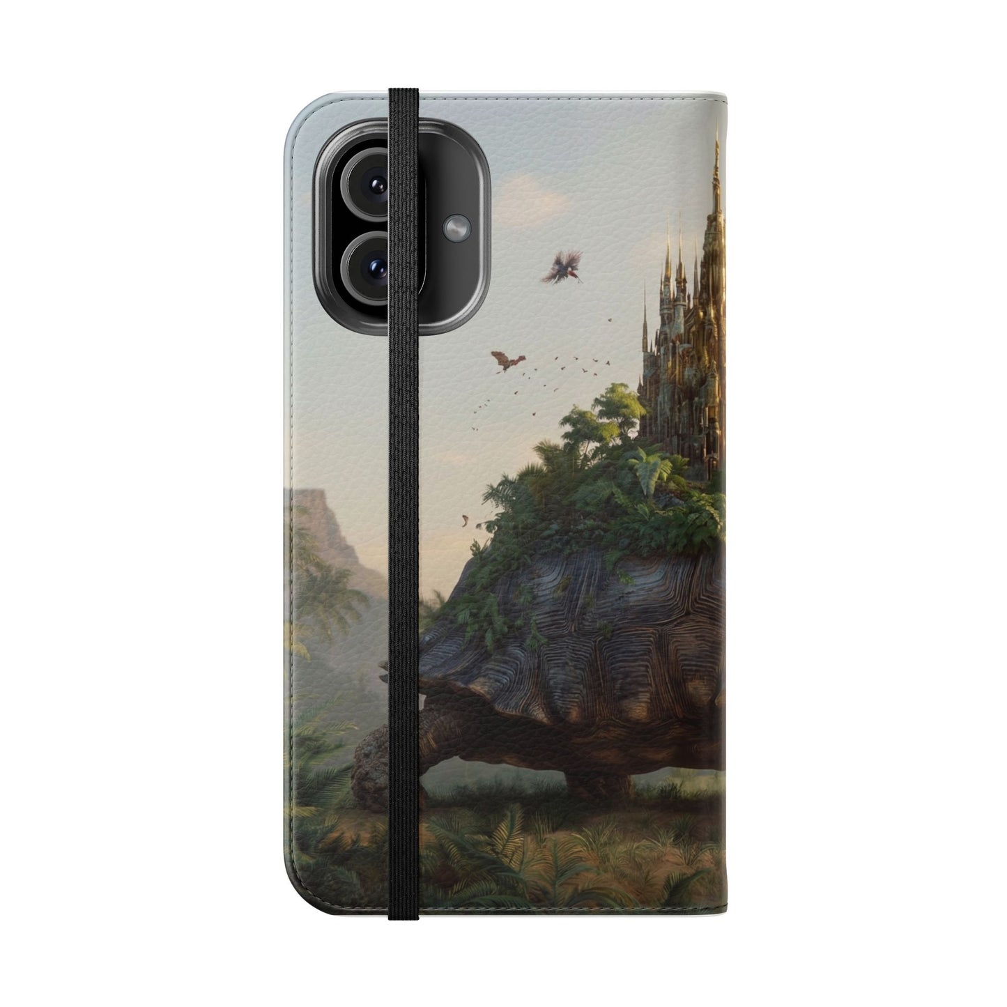 Castle Turtle Flip Cases – Golden Spire Jungle Guardian