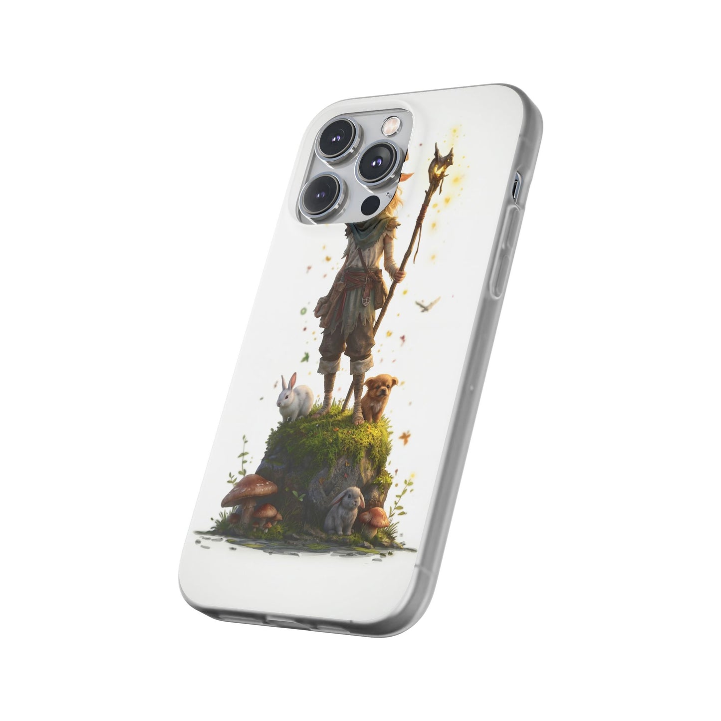 Forest Sentinel Flexi Cases – Luminescent Deerhorn Guardian