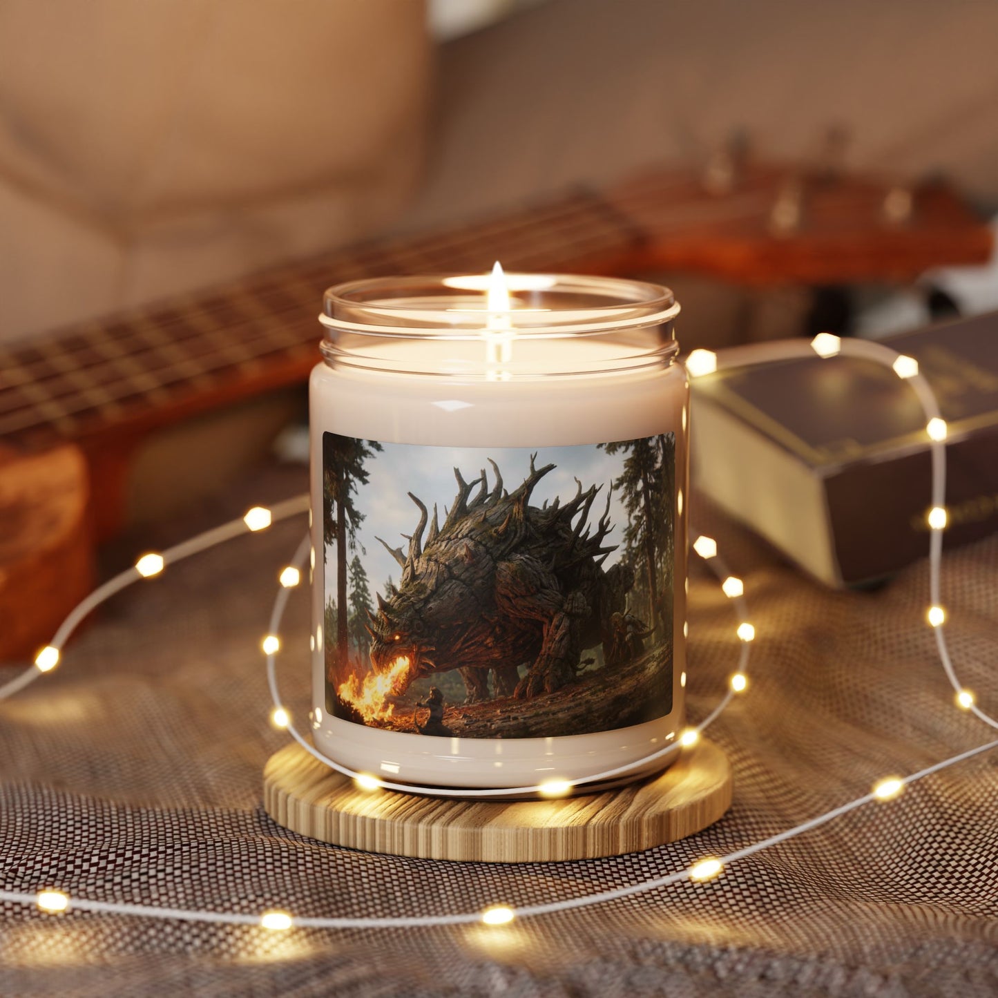 Ancient Wood Dragon Scented Soy Candle, 9oz – Emberlit Forest Ambush