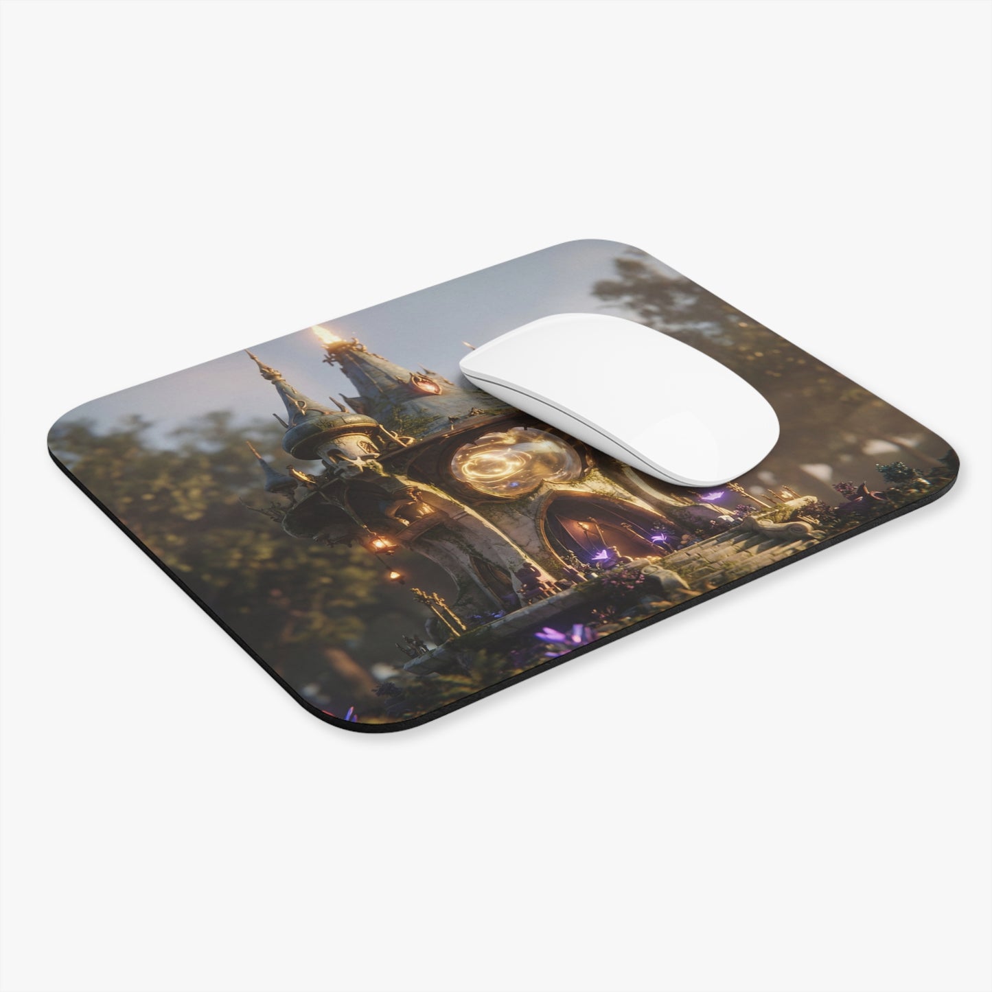 Whispering Grove Observatory Mouse Pad – Twilight Magic Portal