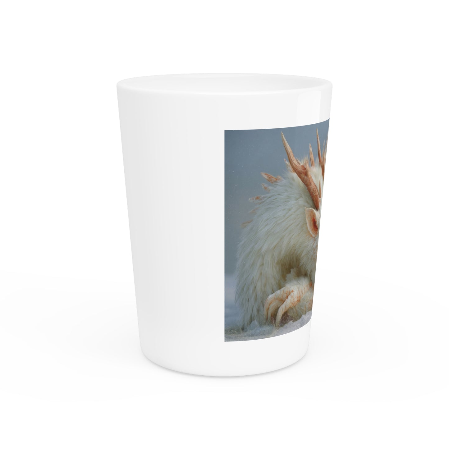 Dragon Child Shot Glass – White Fur Guardianship Scene