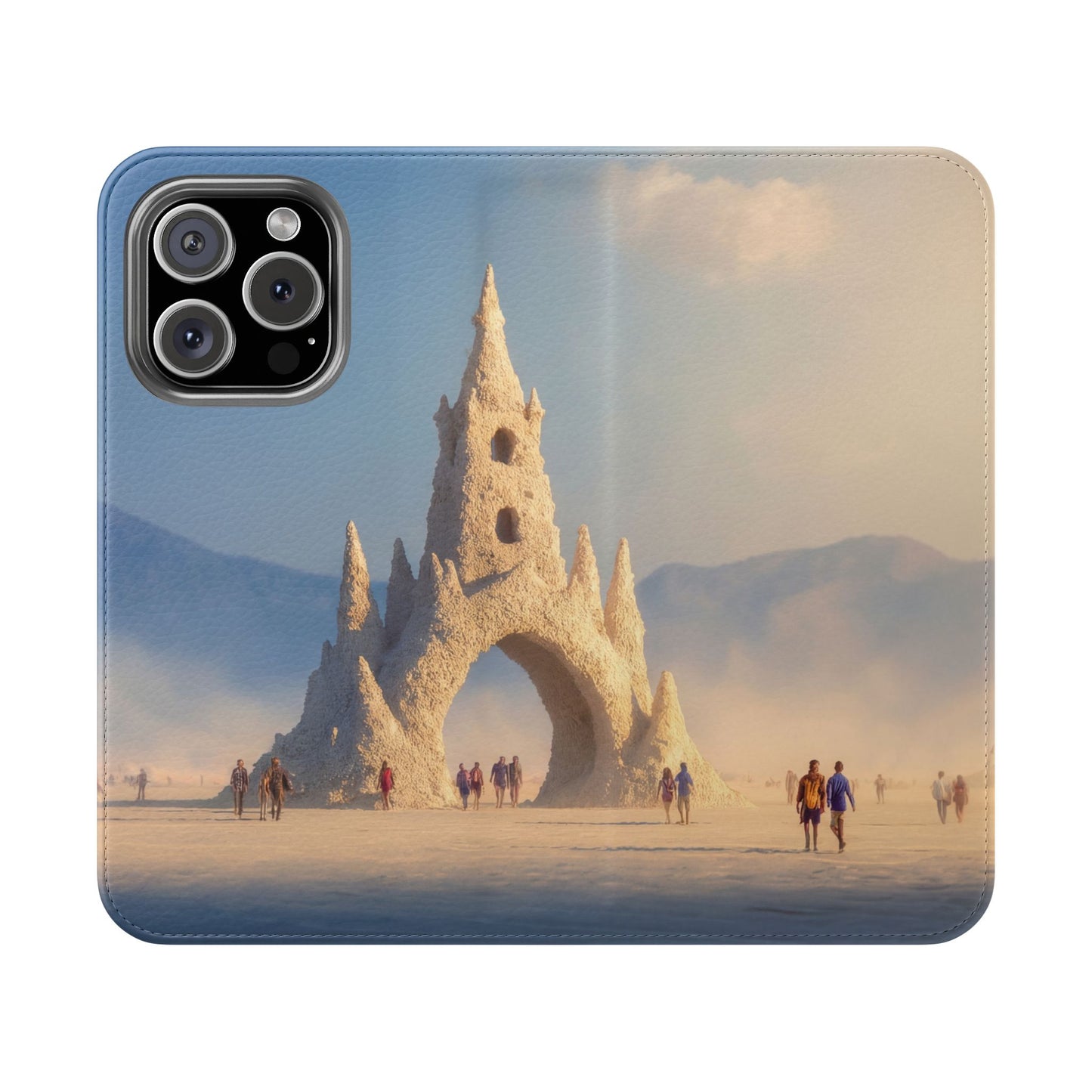 White Tower Flip Cases – Salt Desert Gateway Art