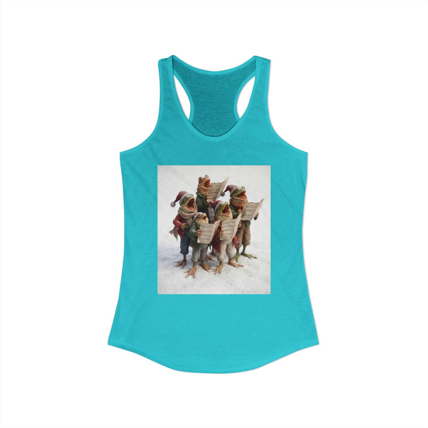 Winter Frogs Carole King Women's Ideal Racerback Tank – Snowy Chorus Carole King Tribute