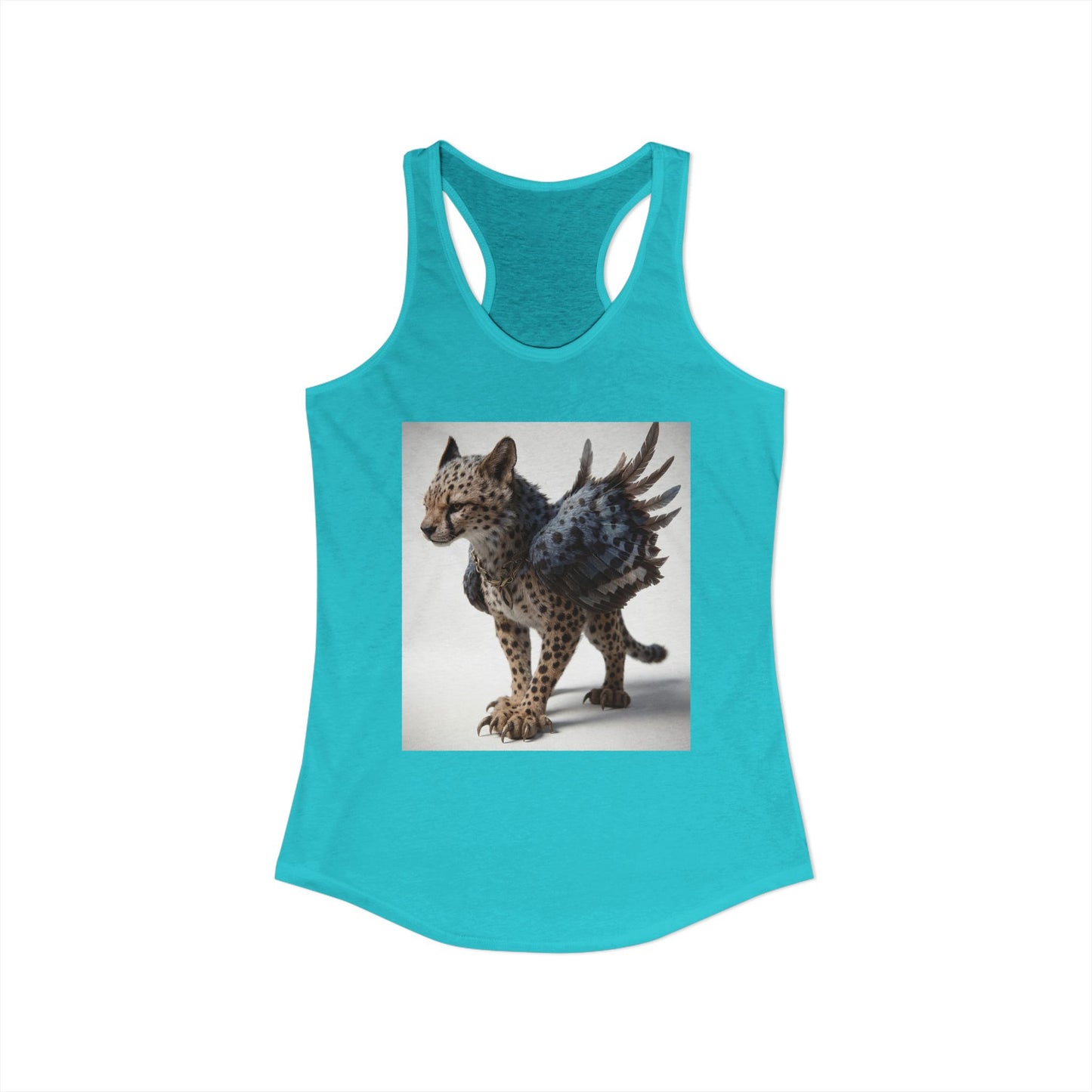Winged Cheetah Guardian Tank – Bronze Collar and Feathered Flight