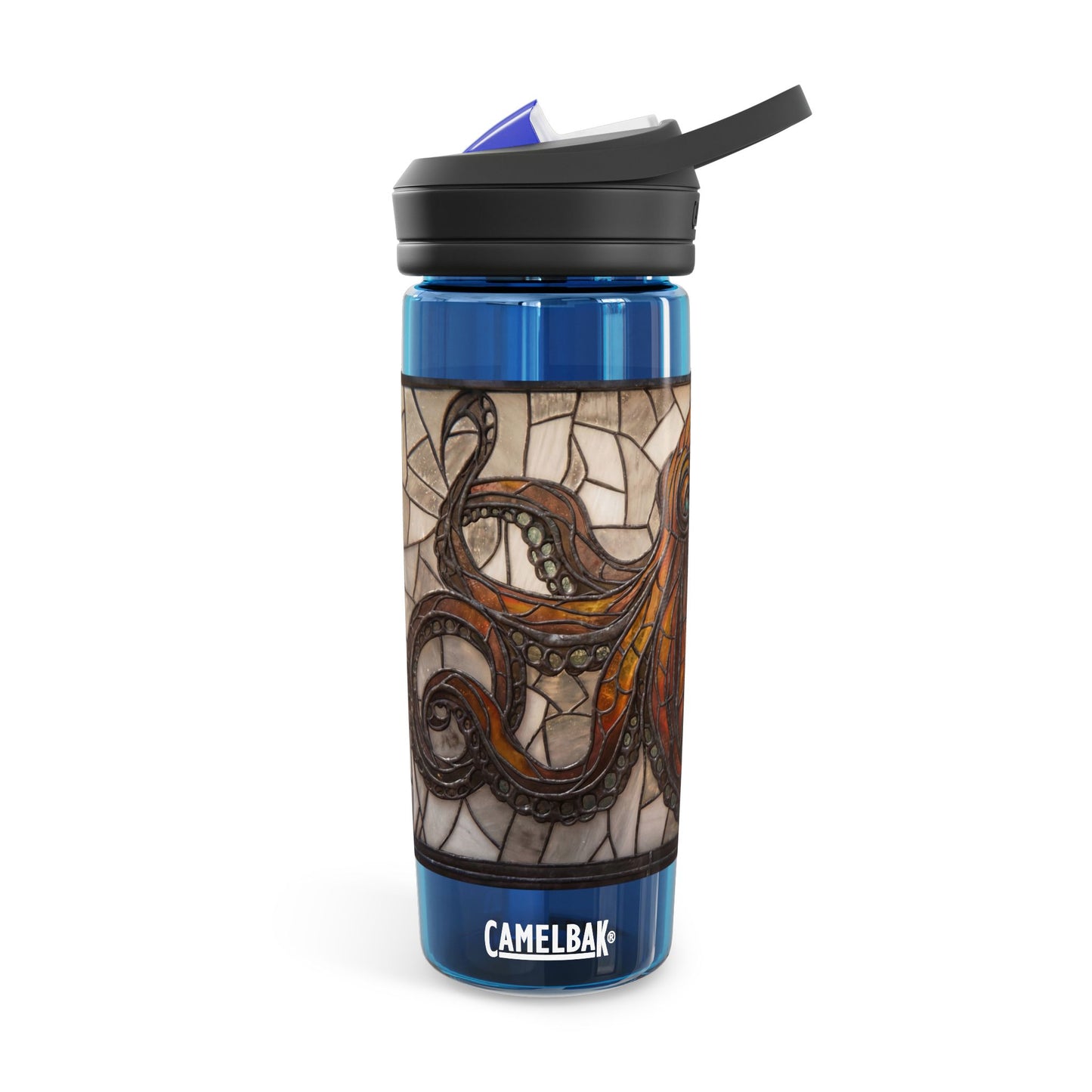 Stained Glass Octopus CamelBak Eddy® Water Bottle, 20oz\25oz – Amber Depths & Iron Lace