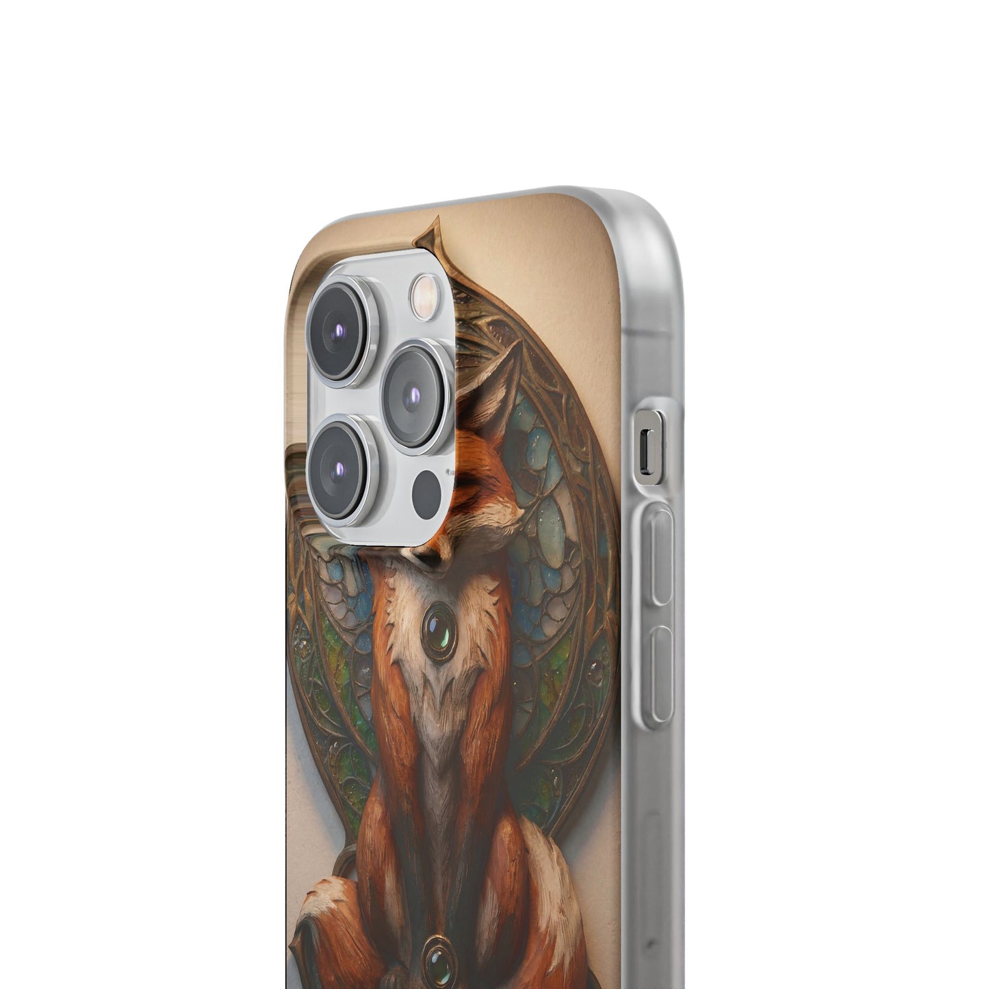Fox Sentinel Flexi Cases – Amber Glaze and Stained Glass Reverie
