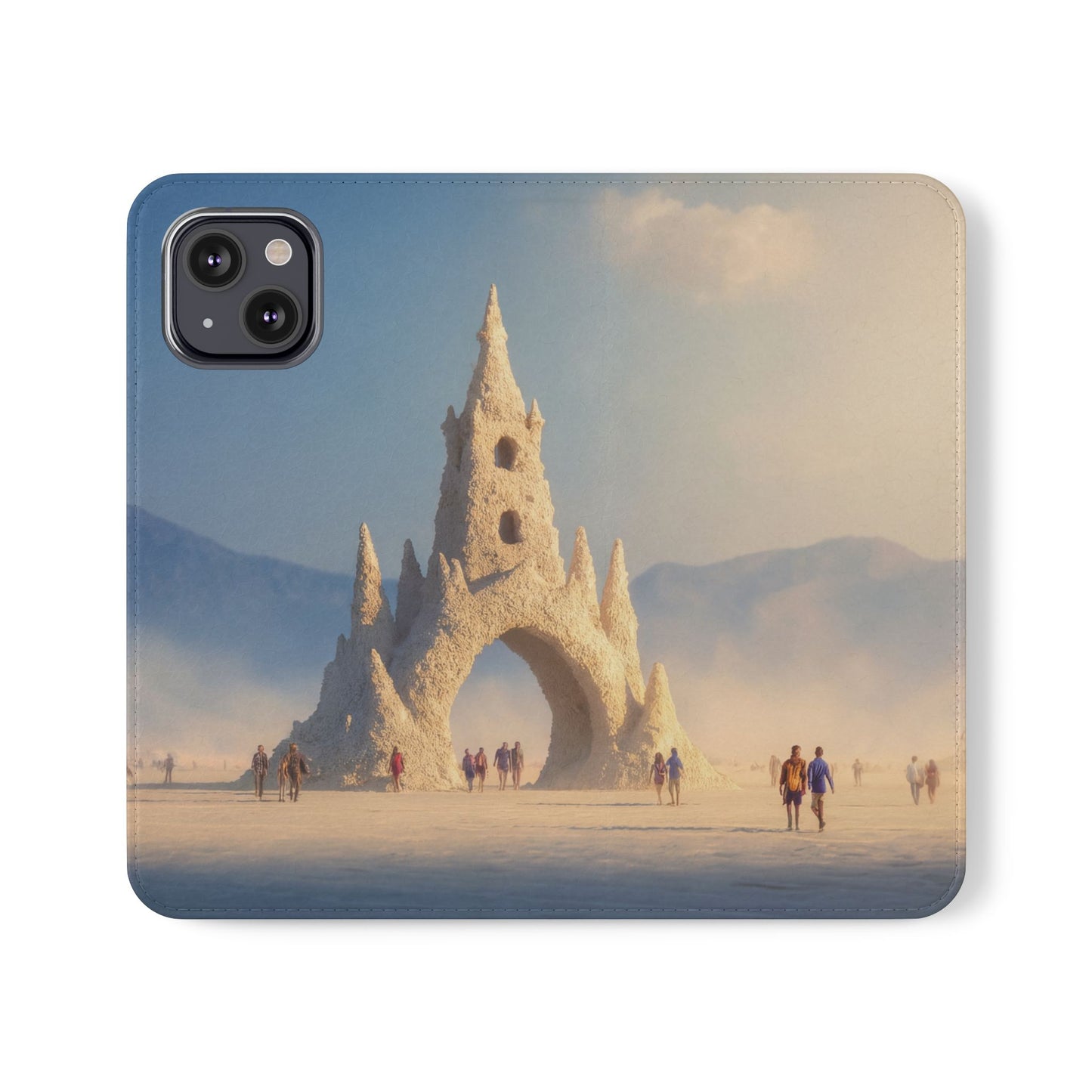 White Tower Flip Cases – Salt Desert Gateway Art