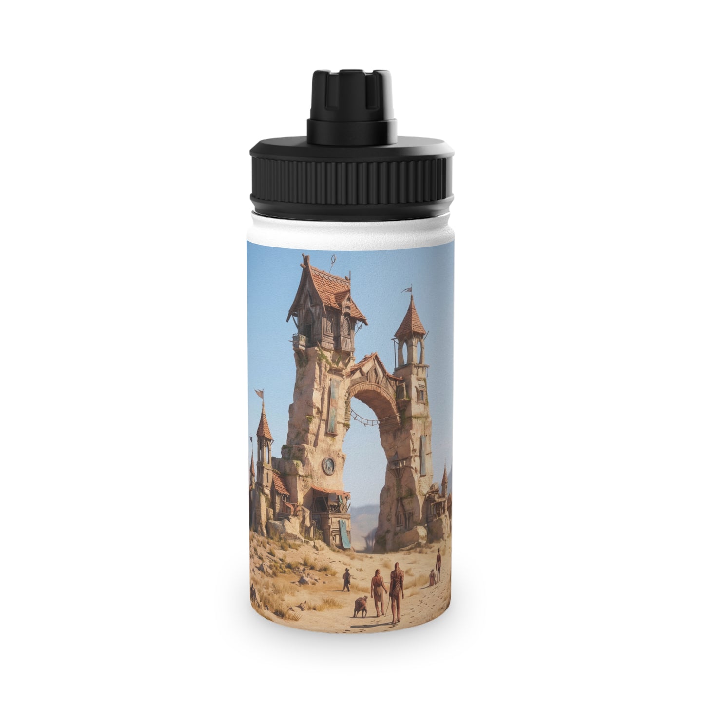 Desert Citadel Water Bottle – Sun-Kissed Oasis Gateway