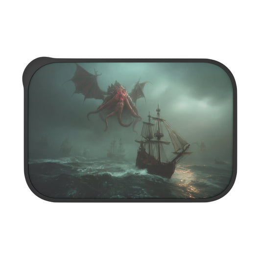 Leviathan’s Wrath PLA Bento Box with Band and Utensils – Storm-Soaked Ship’s Last Stand