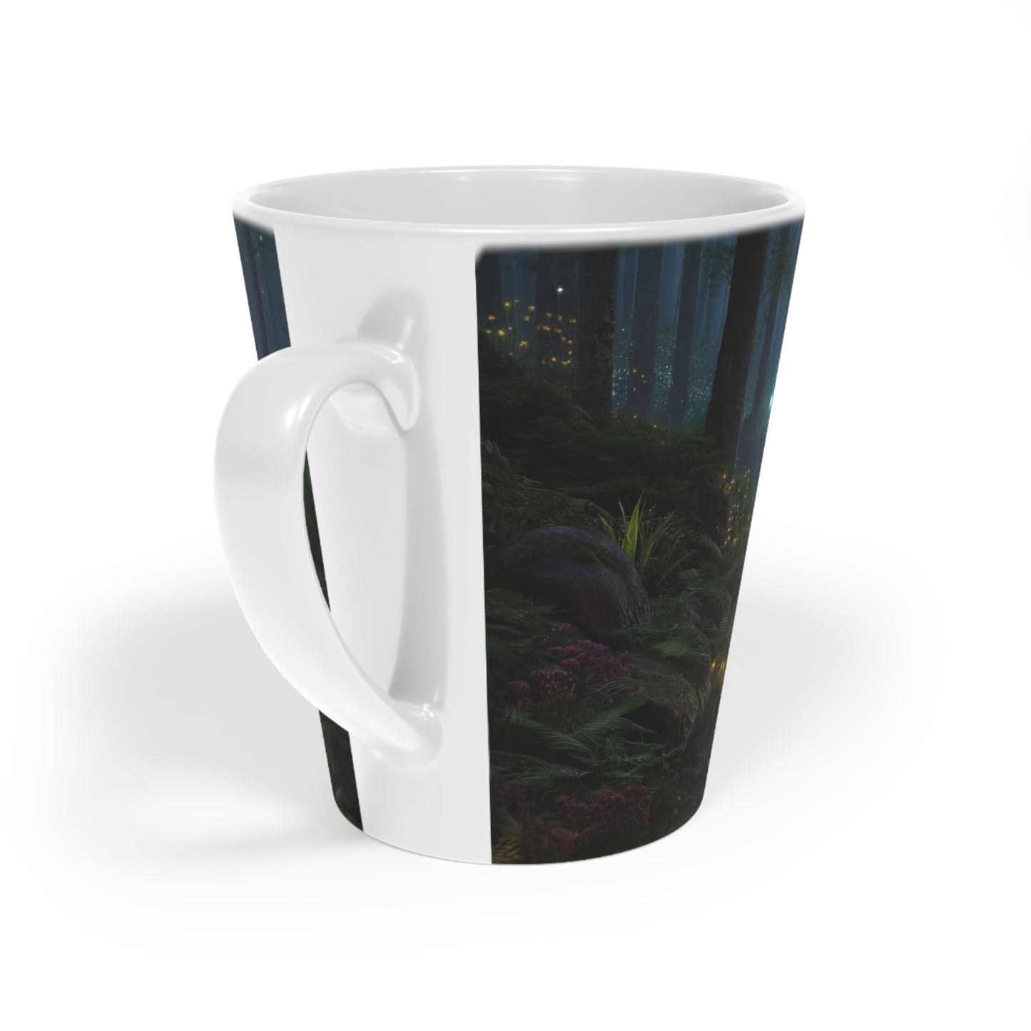 Celestial Waterfall Latte Mug, 12oz – Twilight Grove Dreamscape