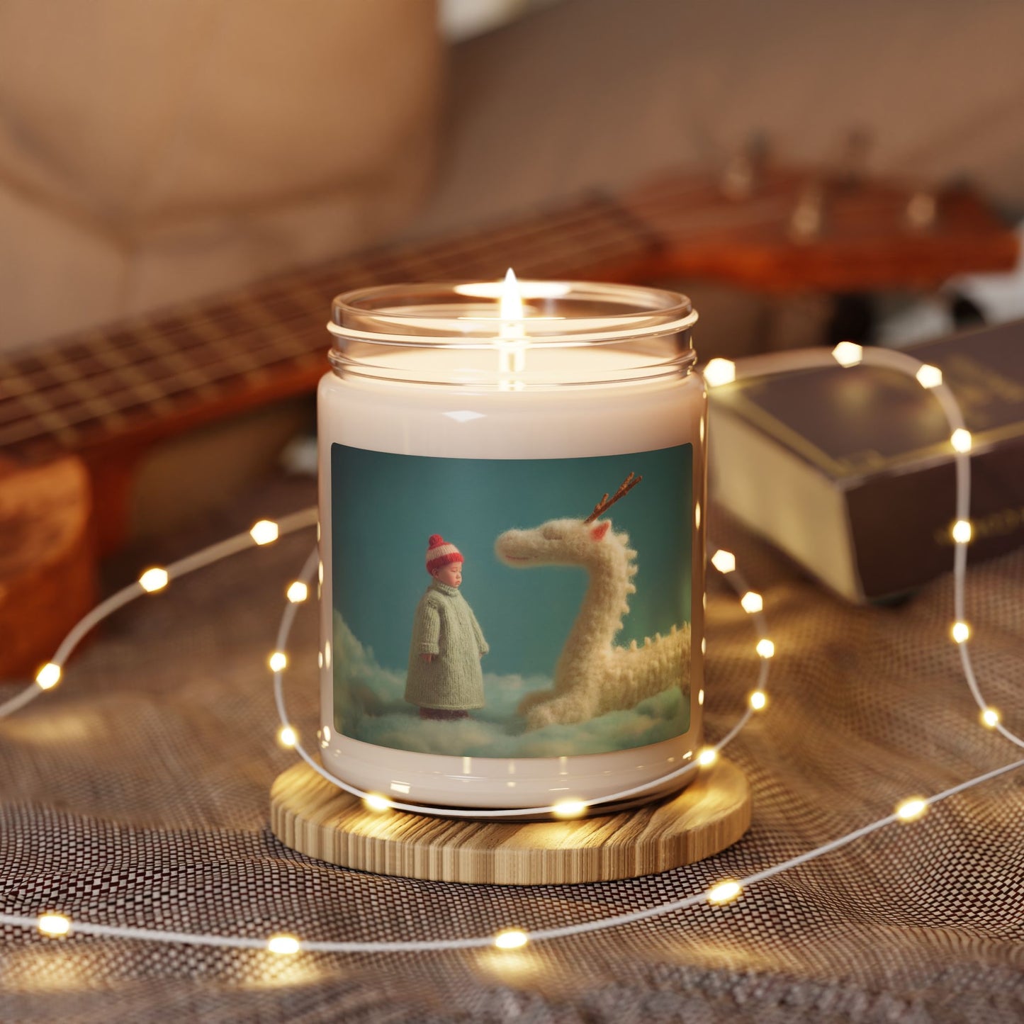 Woolen Dragon & Child Scented Soy Candle, 9oz – Quiet Cloudside Companionship
