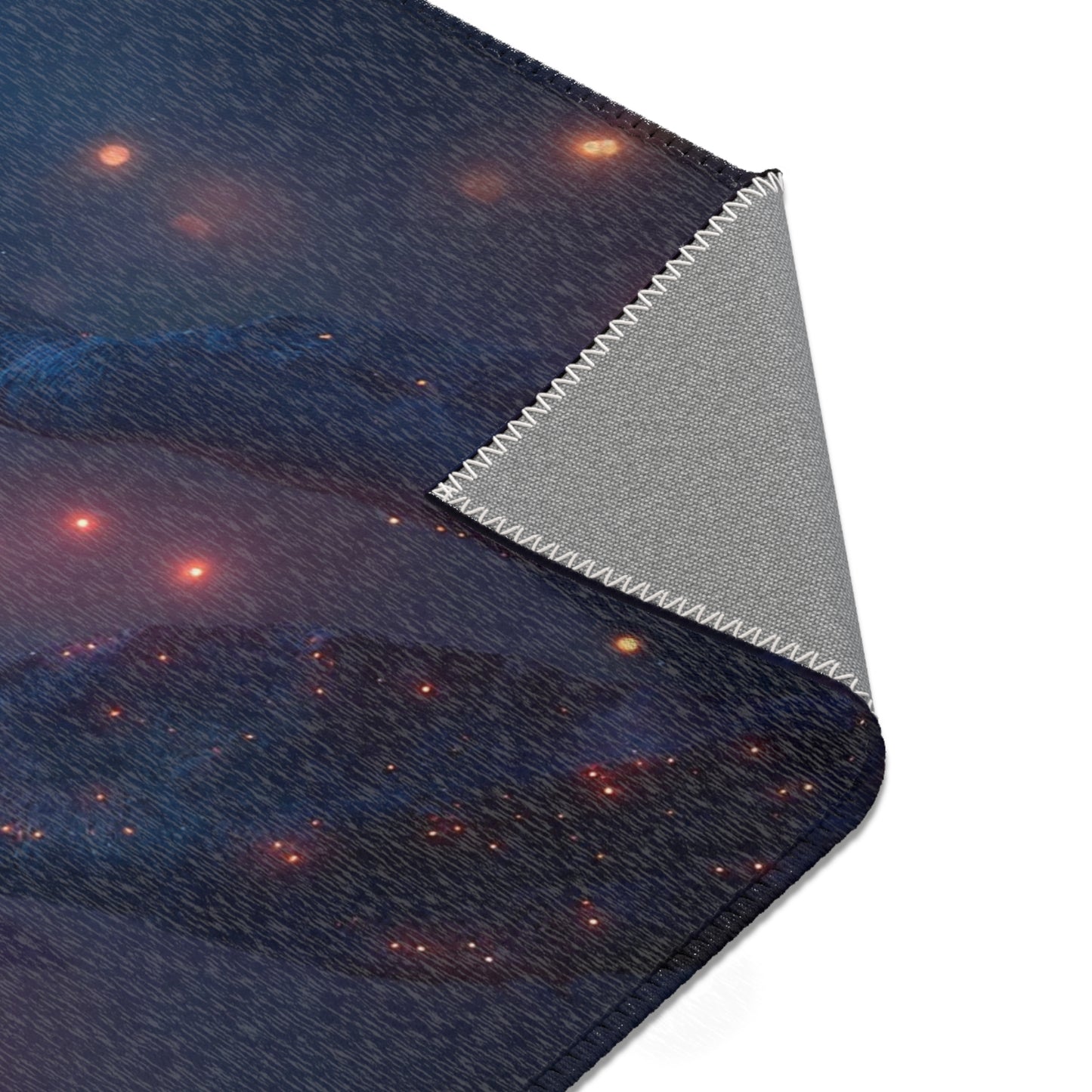 Celestial Plesiosaur Area Rug – Glowing Twilight Leviathan