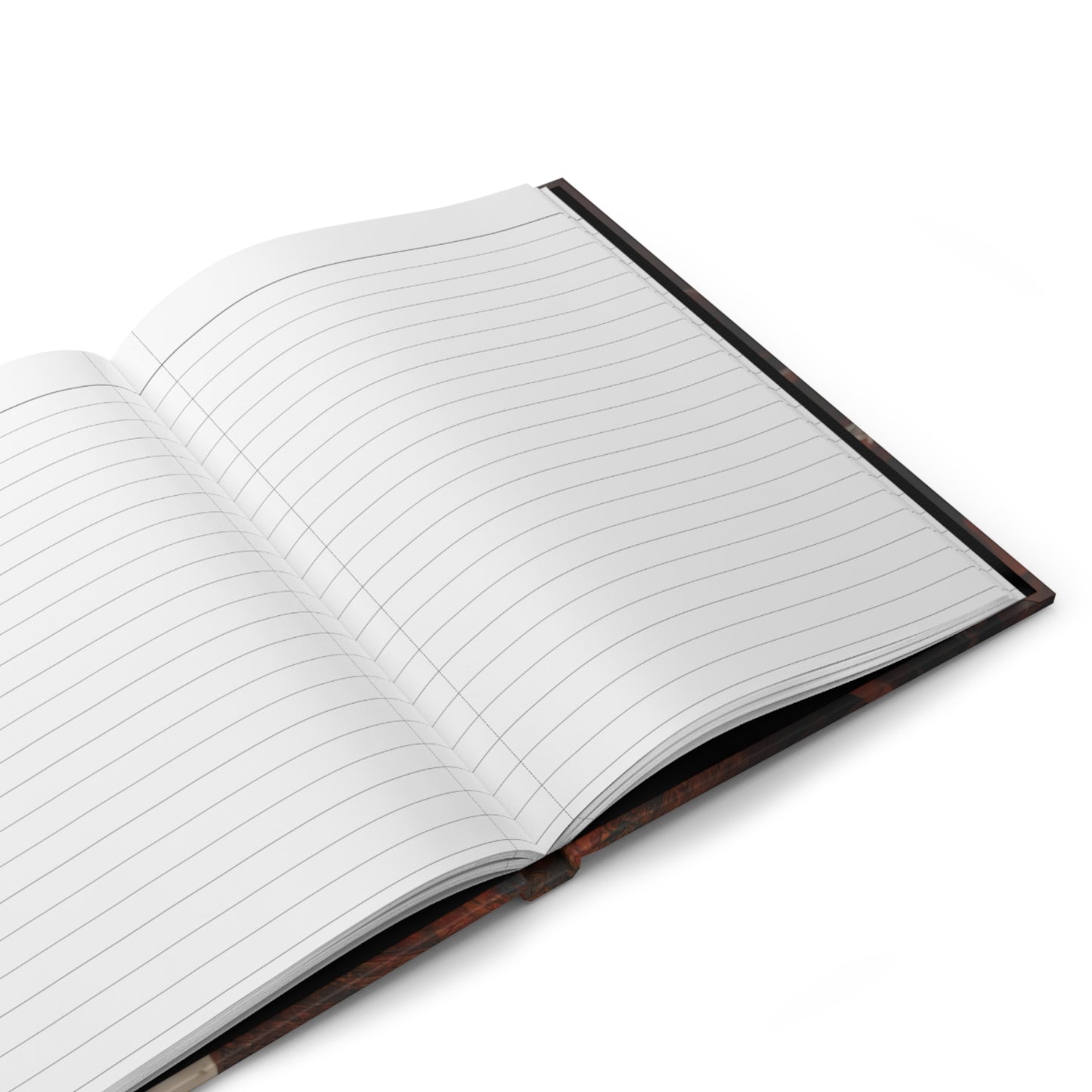 Cosmic Sleeper Hardcover Journal Matte – Earth’s Blue Glow Through Orbital Windows