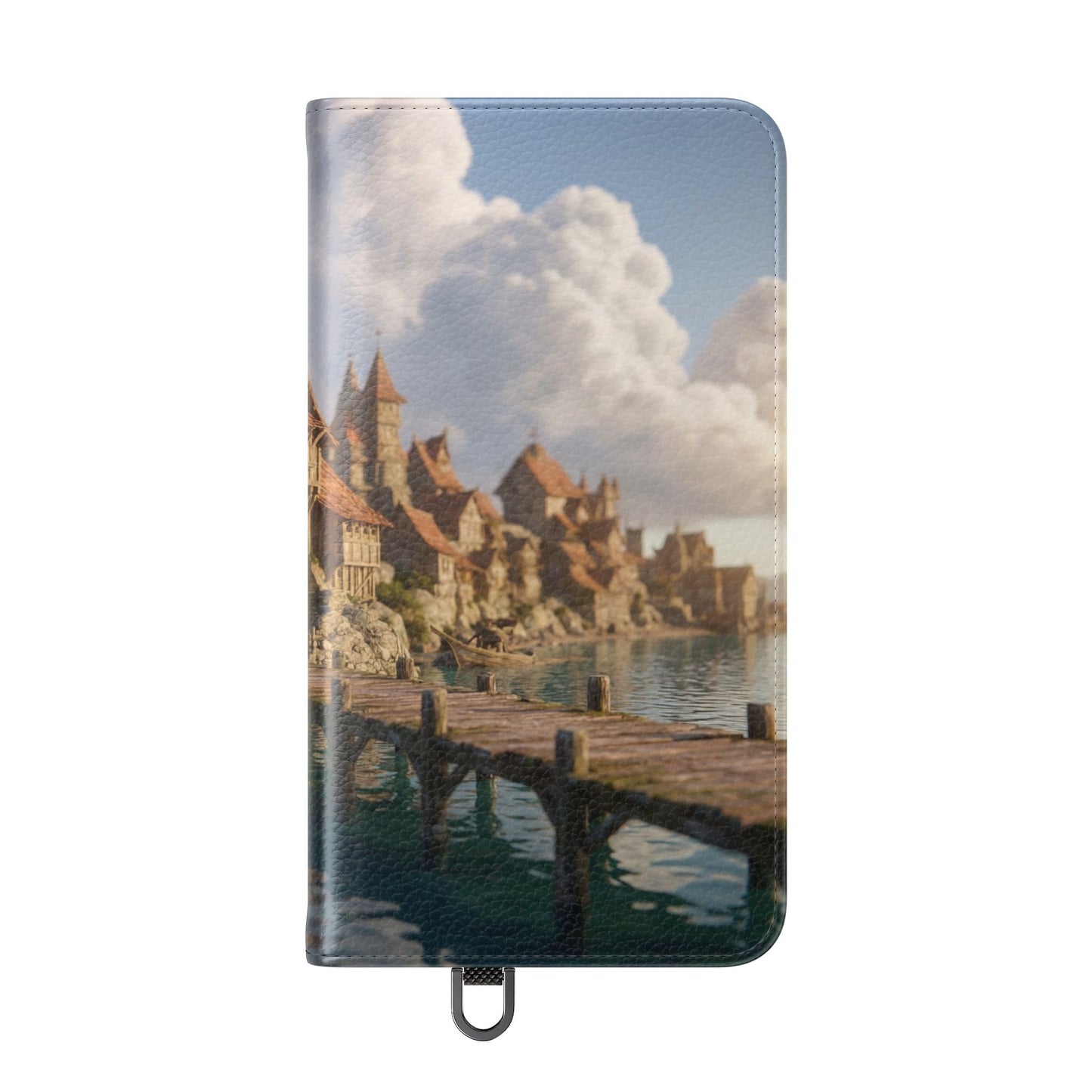 Cobblestone Harbor Flip Cases – Timber Town Seaside Walkway