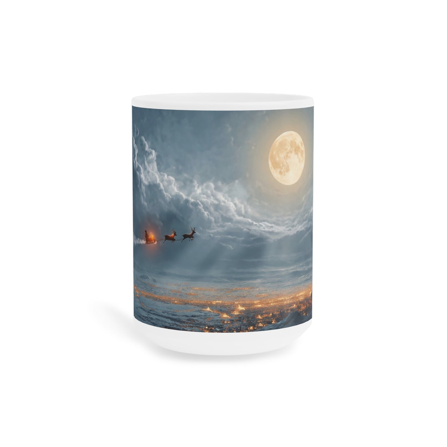 Moonlit Sleigh Ride Ceramic Mugs (11oz\15oz\20oz) – Winter’s Silent Passage