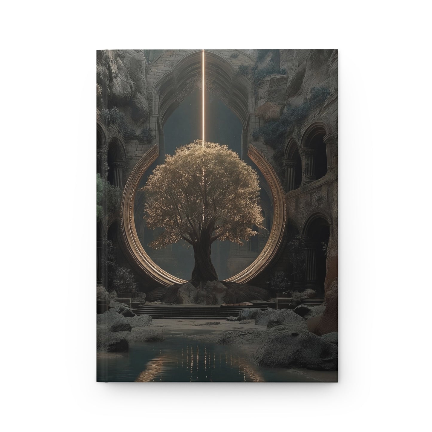 Sacred Grove Hardcover Journal Matte – Light Through the Ruined Archway