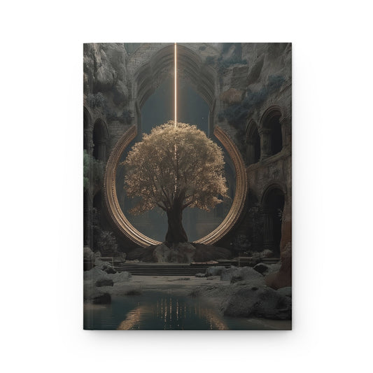 Sacred Grove Hardcover Journal Matte – Light Through the Ruined Archway