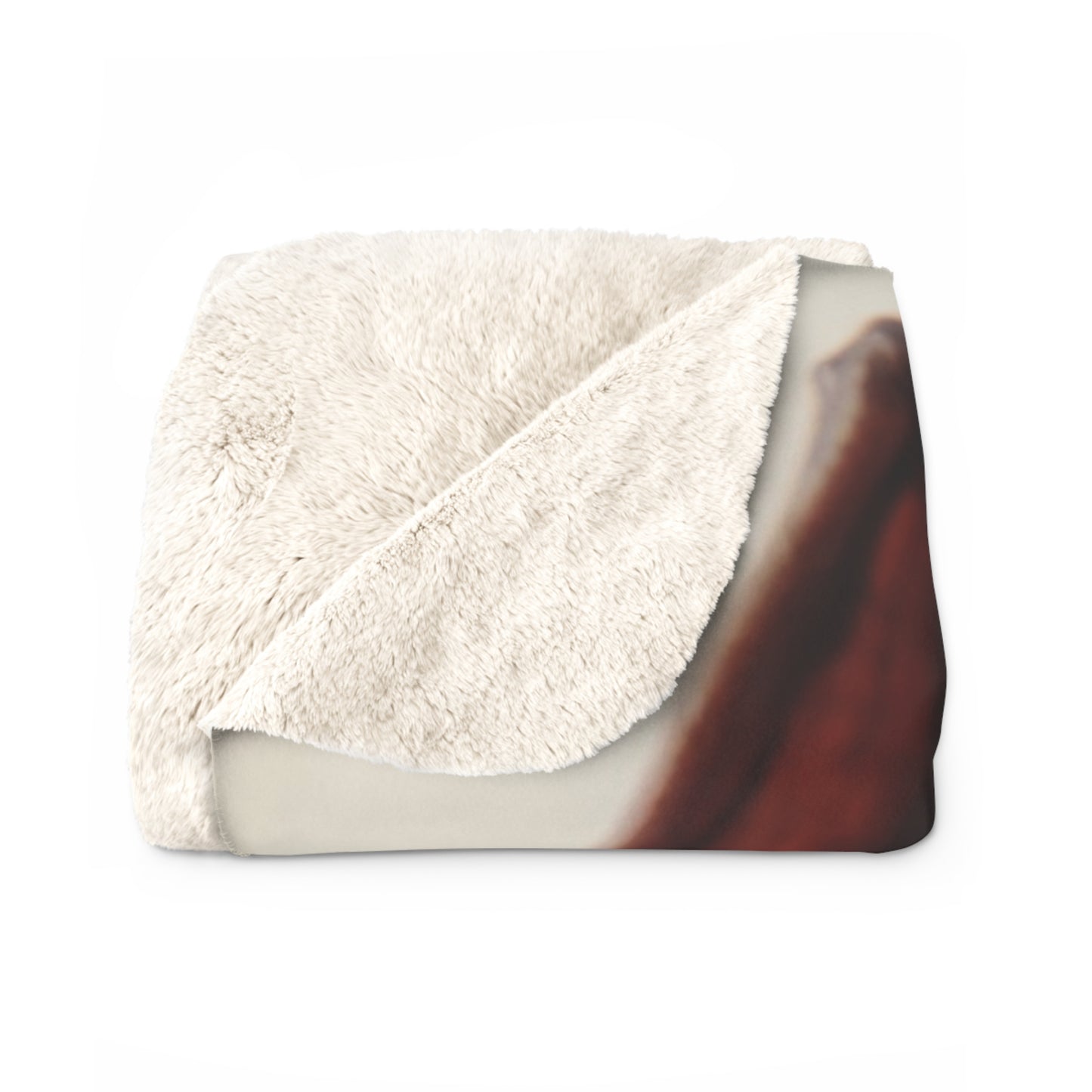 Wrathful Bat Demon Sherpa Fleece Blanket – Crimson Winged Fury Design