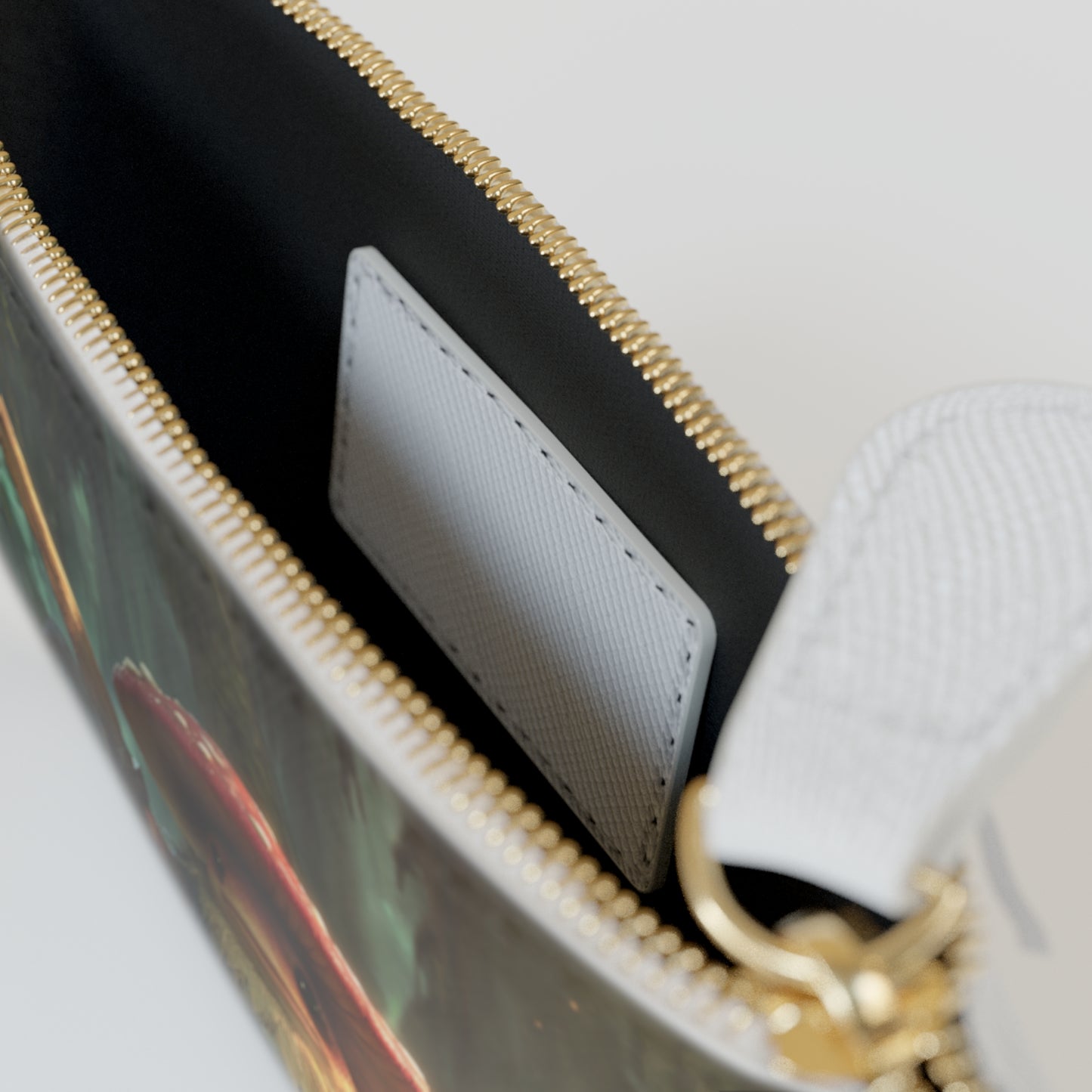 Mushroom Knight Mini Clutch Bag – Sunlit Jungle Sentinel