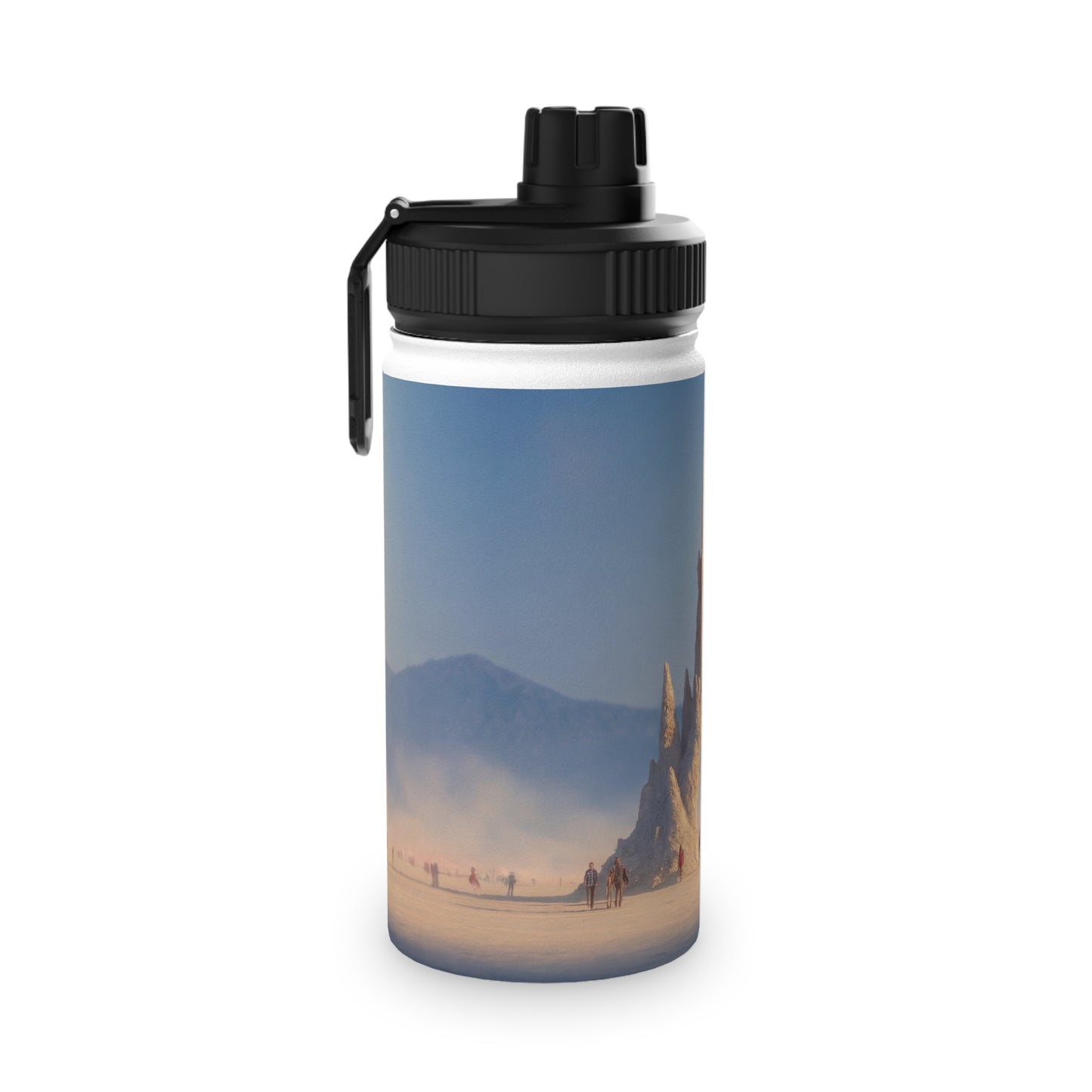 Desert Cathedral Water Bottle – Whispers of the Salt Flats