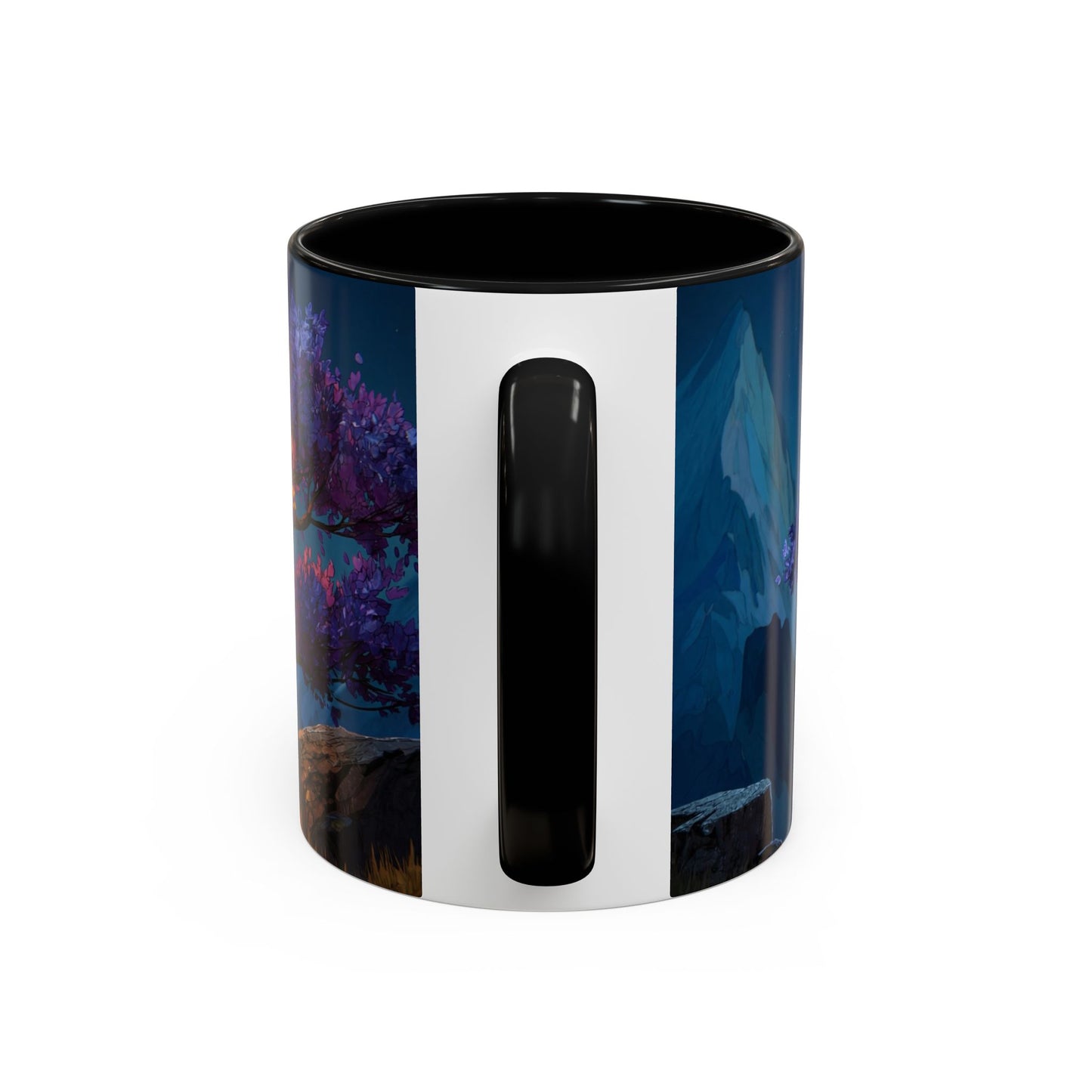 Celestial Tree Accent Coffee Mug (11, 15oz) – Twilight Bloom Dreamscape