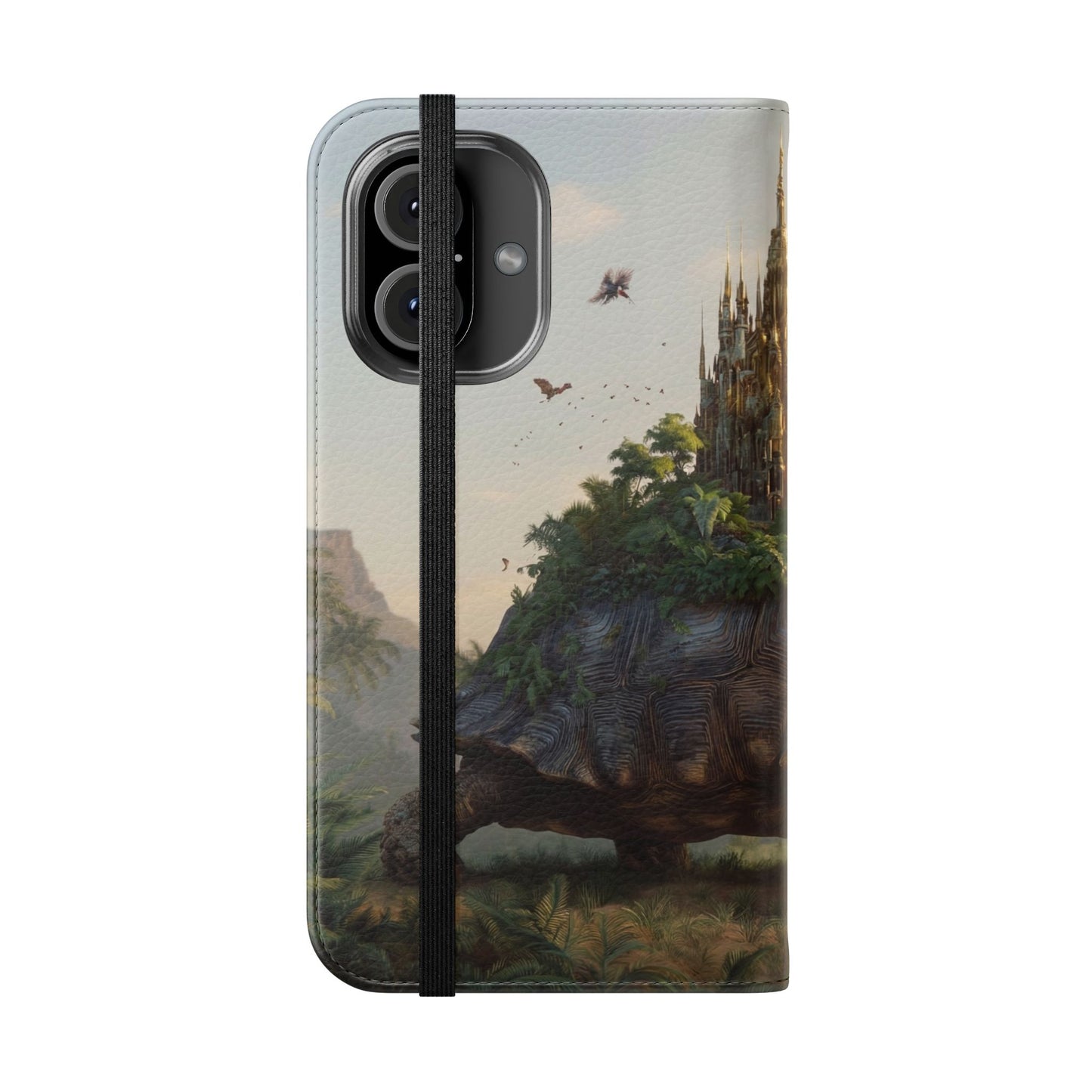 Castle Turtle Flip Cases – Golden Spire Jungle Guardian