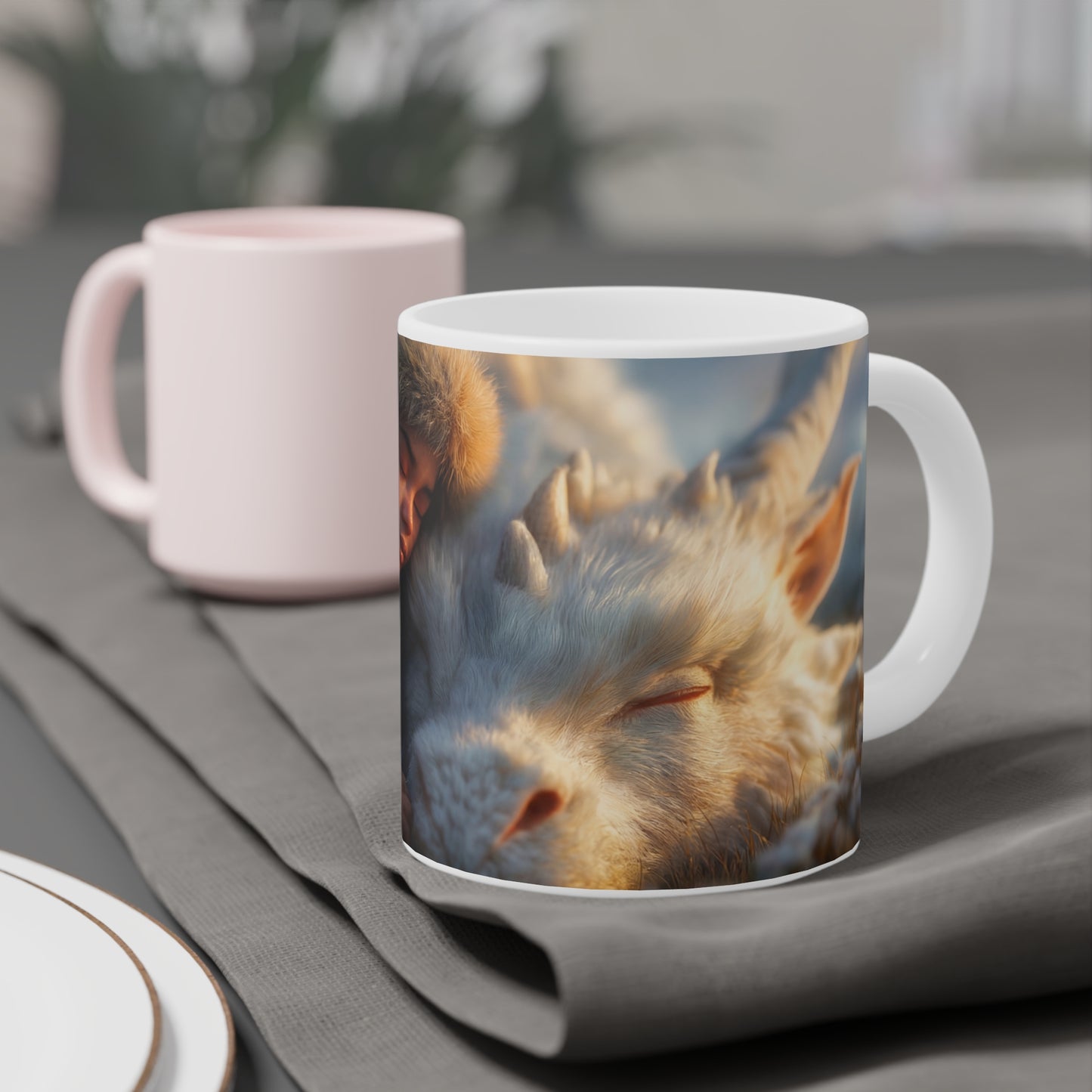 Snowbound Sentinel Ceramic Mugs (11oz\15oz\20oz) – Warmth of Winter’s Quiet Pact