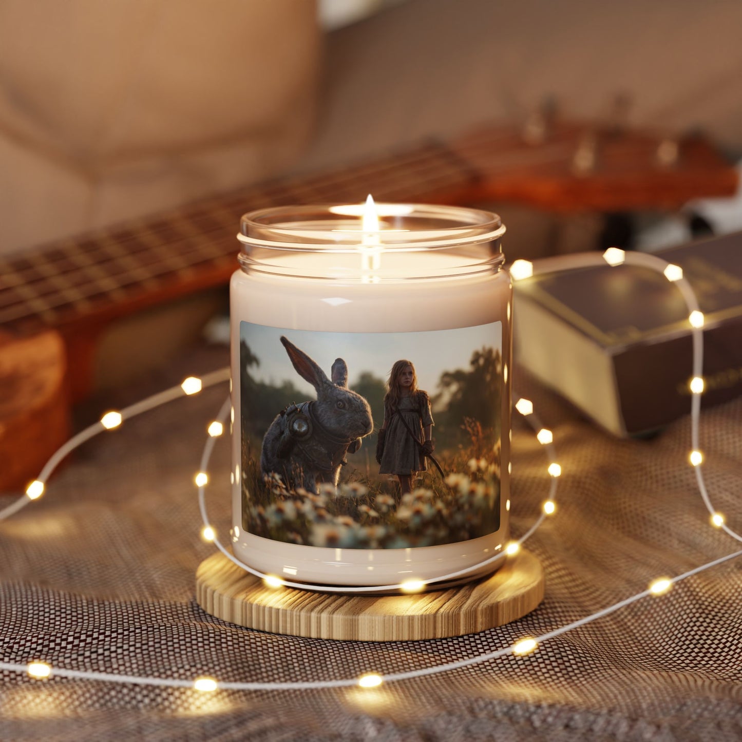 Armored Rabbit Companion Scented Soy Candle, 9oz – Sunset Meadow Guardianship