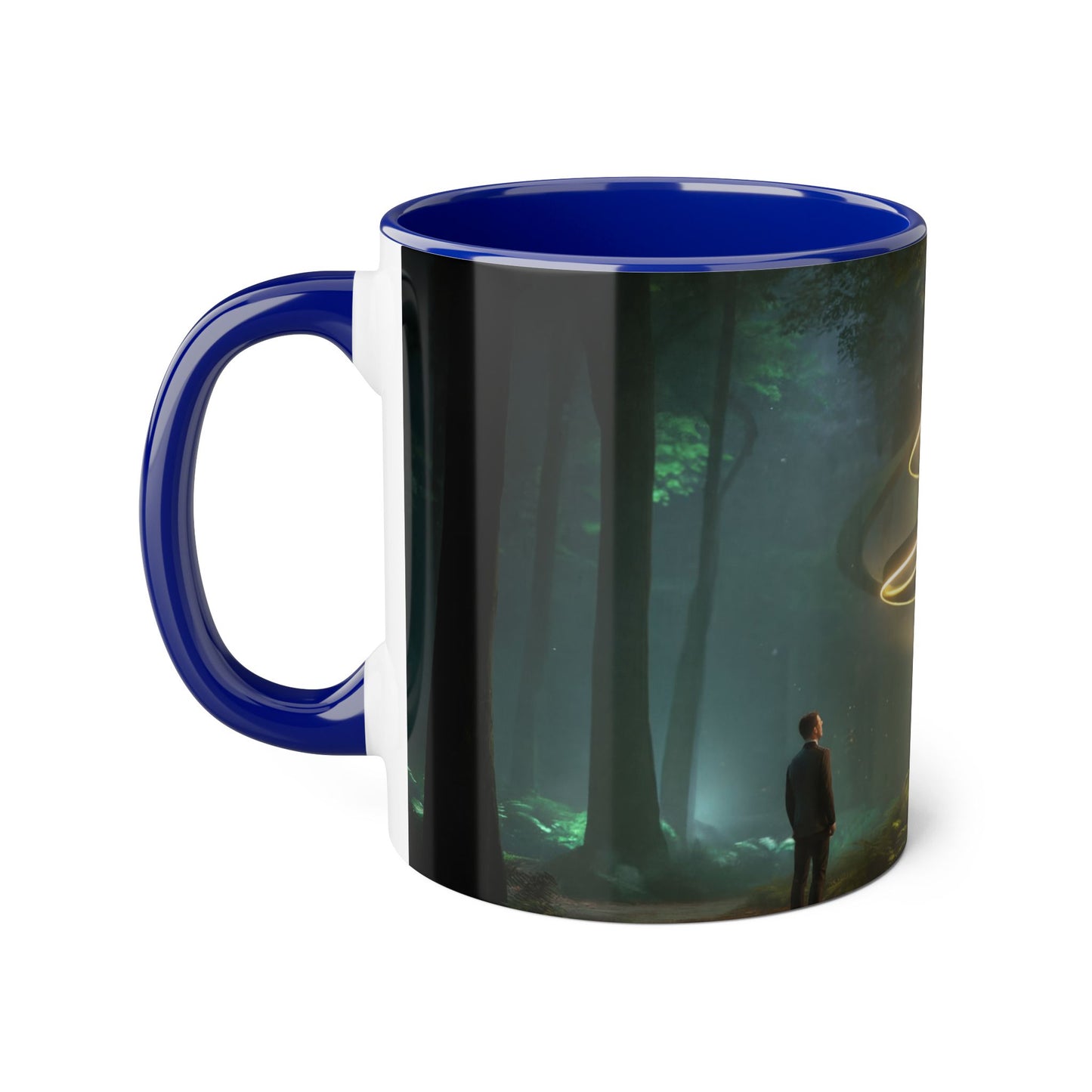 Spiral Light Guardian Accent Mugs, 11oz – Ethereal Forest Portal