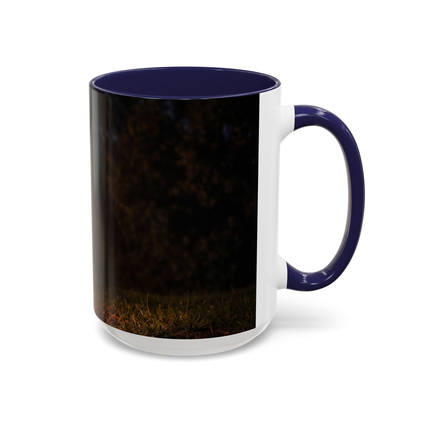 Chromatic Stag Accent Coffee Mug (11, 15oz) – Twilight Luminescence