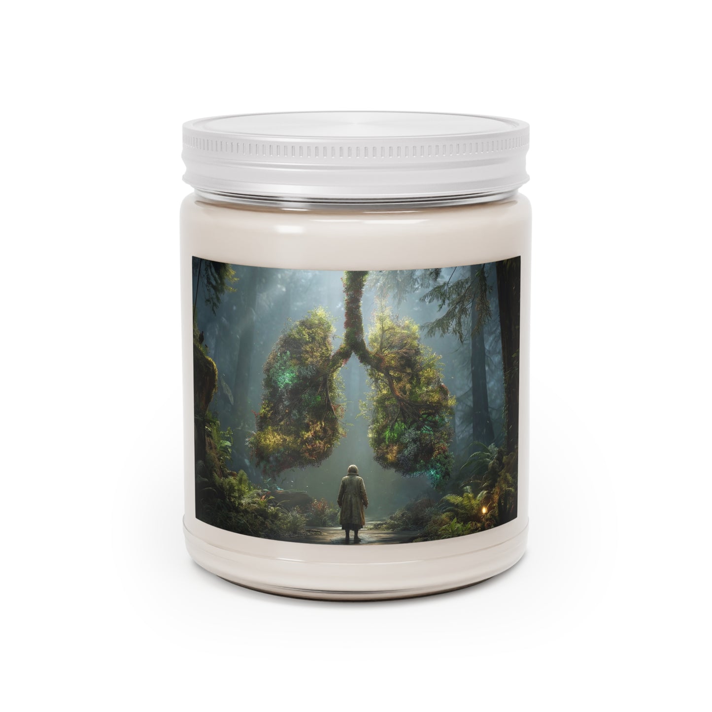 Lungs of the Wild Scented Soy Candles with White Lid, 9oz – Breath of Ancient Forests