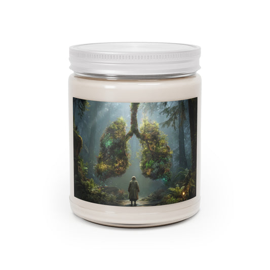 Lungs of the Wild Scented Soy Candles with White Lid, 9oz – Breath of Ancient Forests
