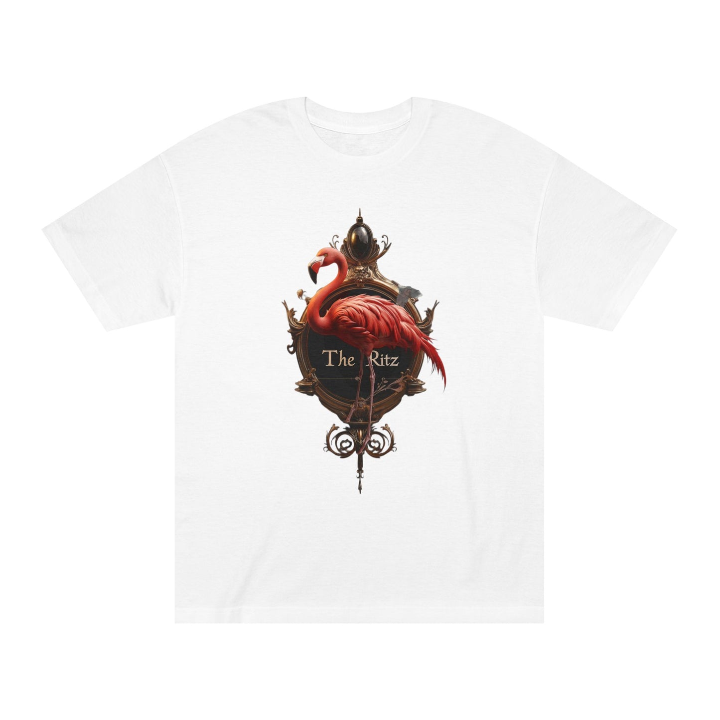 Neon Flamingo Clock – The Ritz Ornate Wall Art Tee
