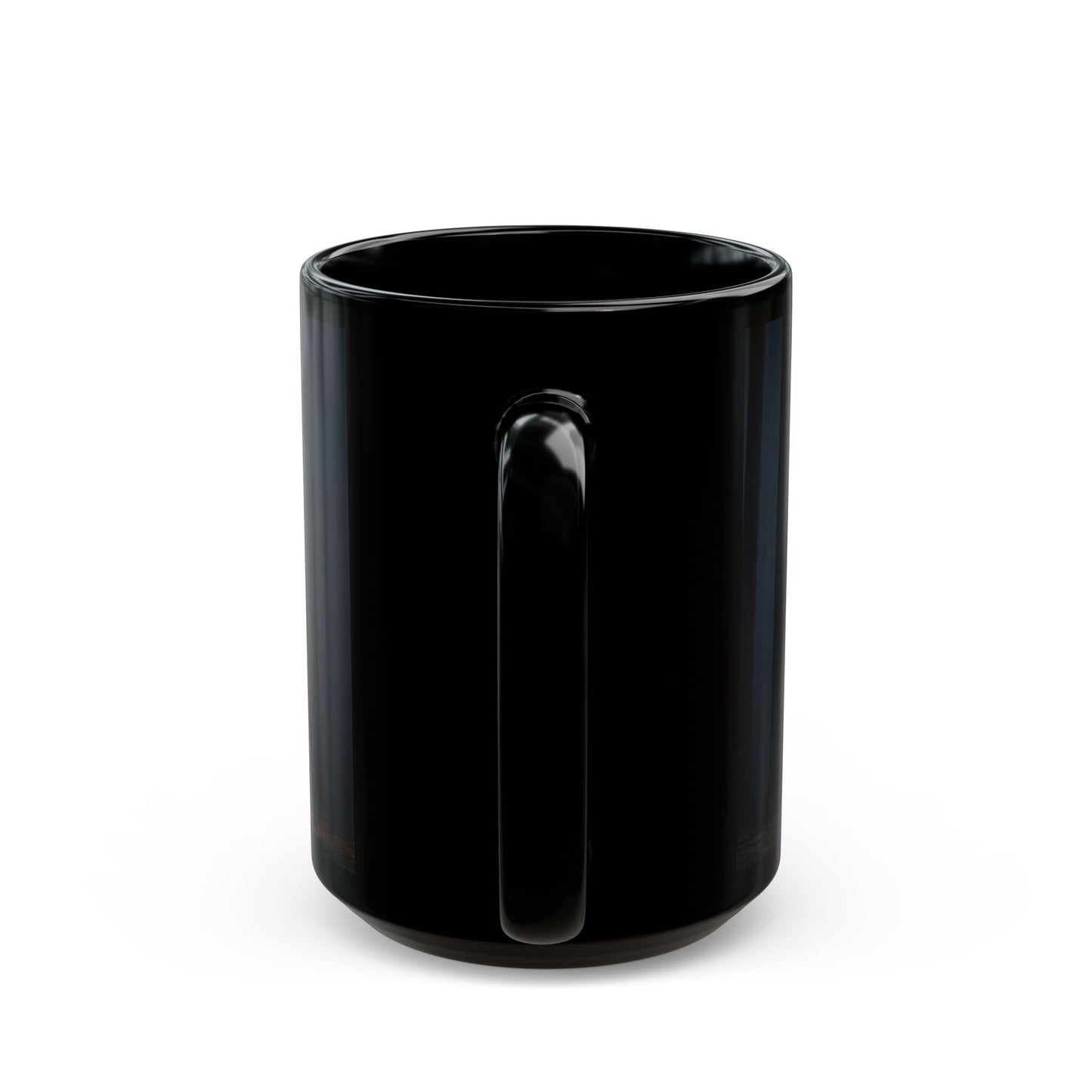 Clockwork Stag Black Mug – Luminescent Forest Mechanism