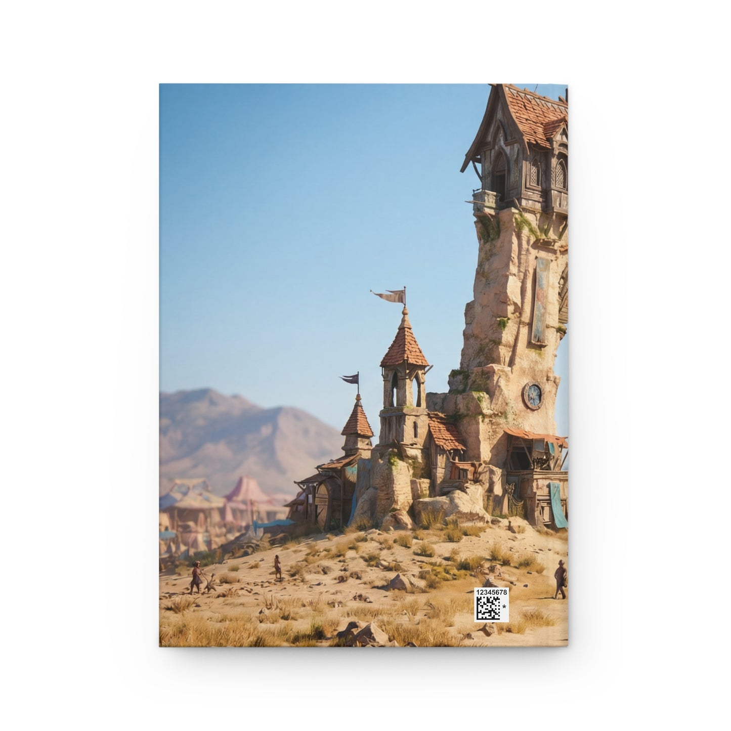 Desert Citadel Journal Matte – Sunlit Stone Gateway to Forgotten Realms